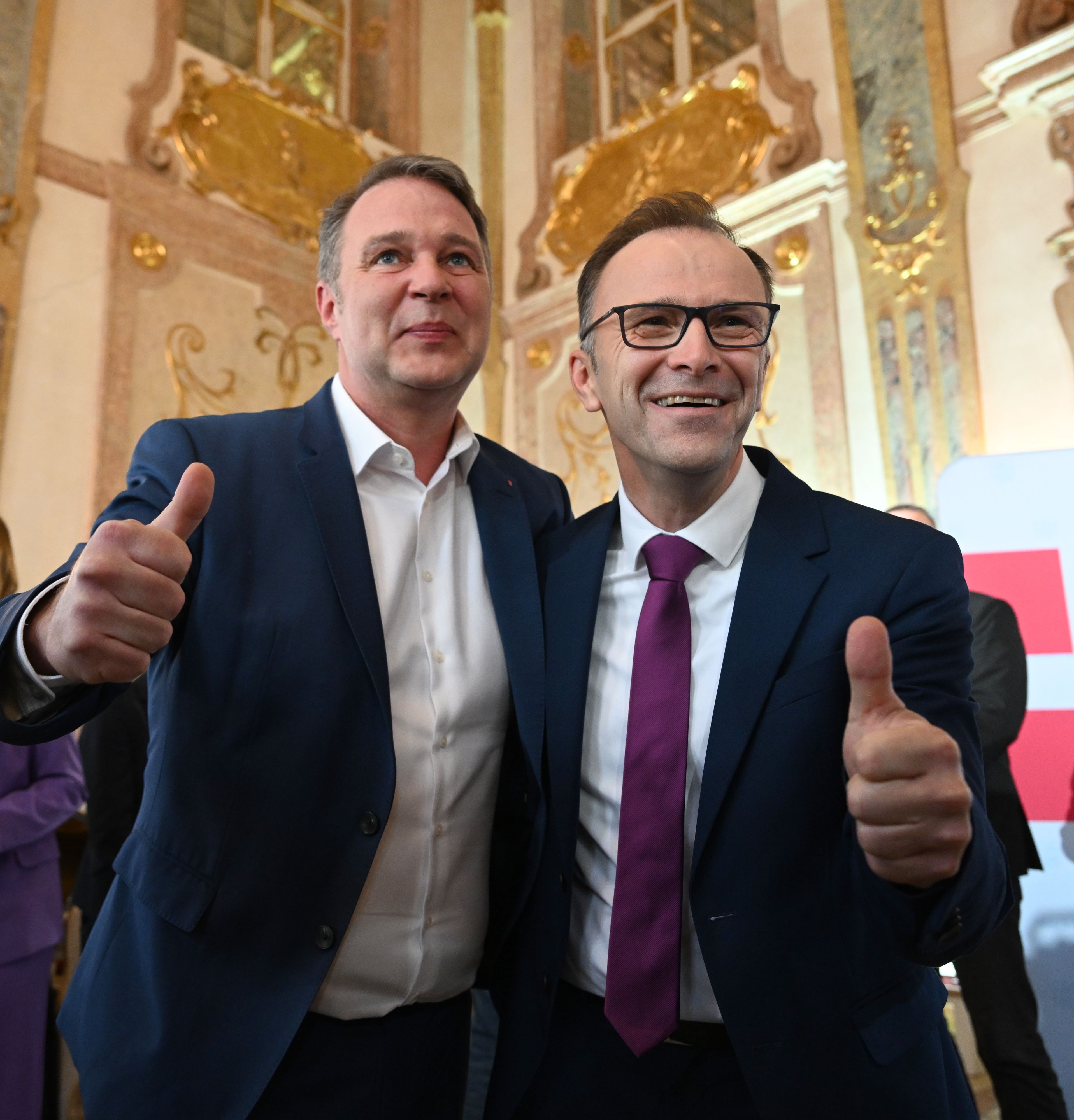 Beim ersten Wahlgang war Babler nicht in Salzburg, nun doch.