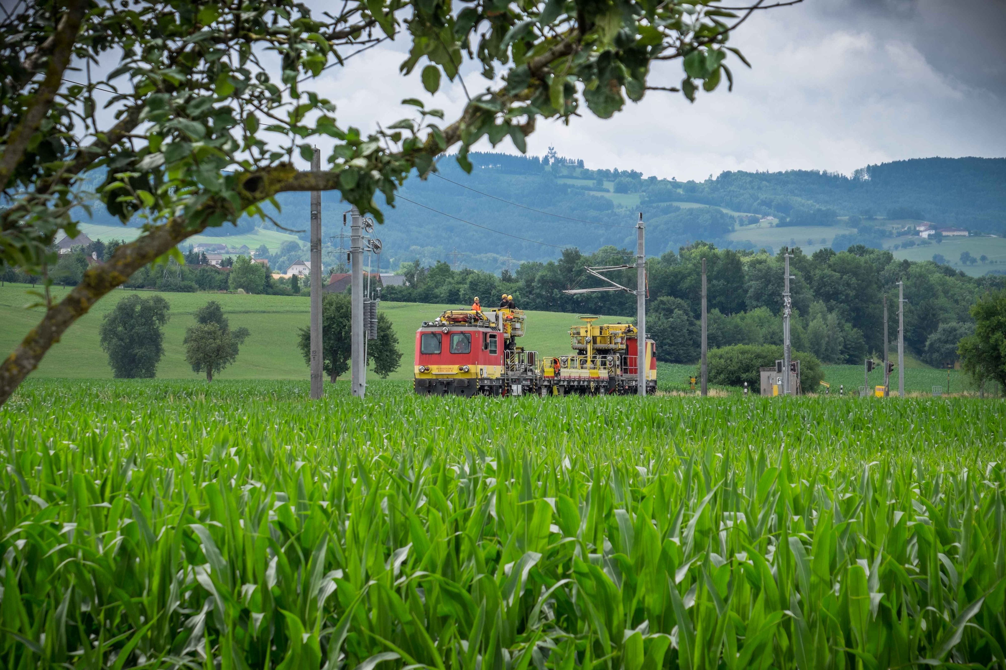 Im April führen die ÖBB umfangreiche Bauarbeiten auf der Pannoniabahn durch.