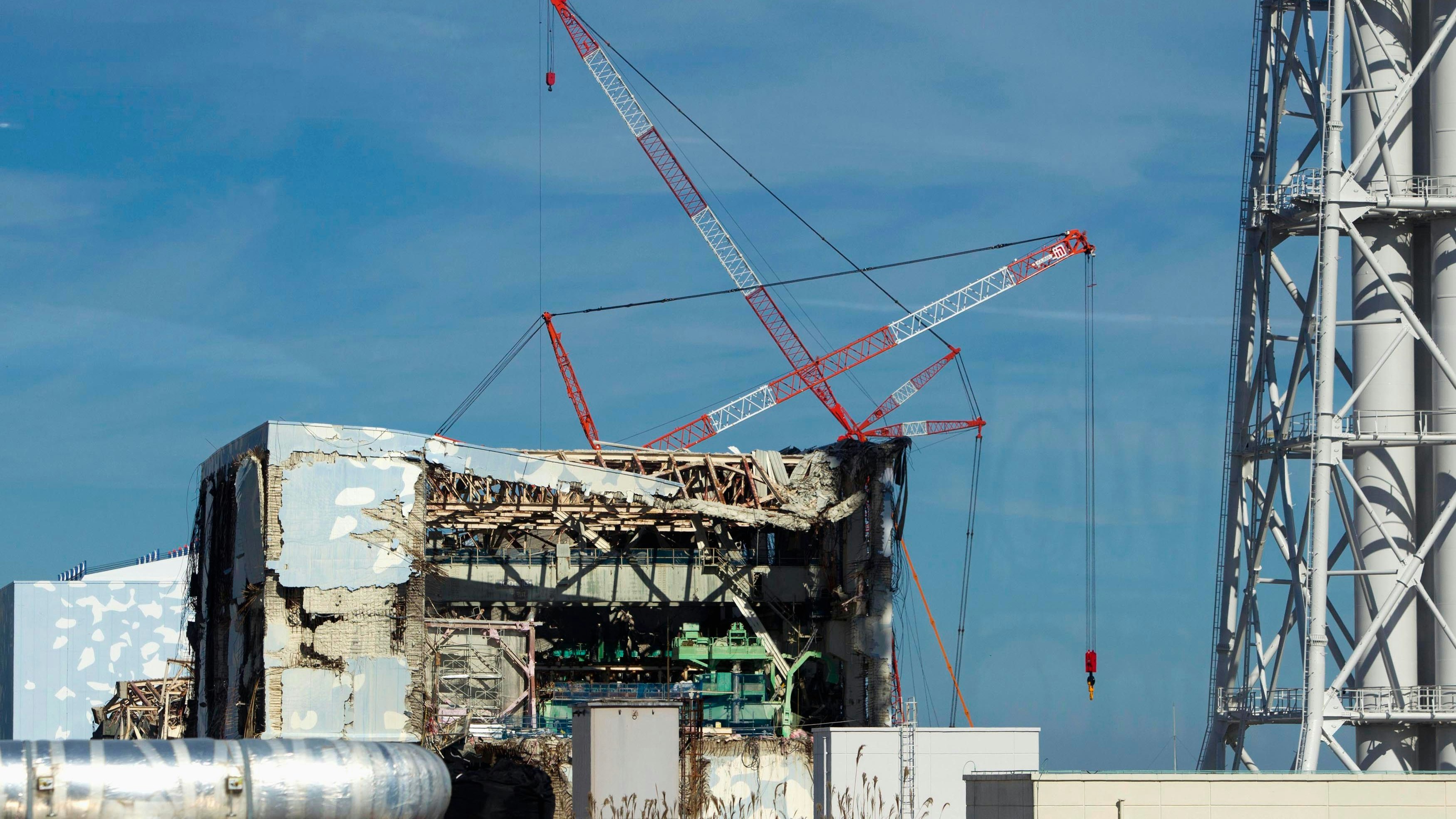 Das Atomkraftwerk Fukushima Daiichi, das am 11. März 2011 zerstört wurde und eine Umweltkatastrophe auslöste