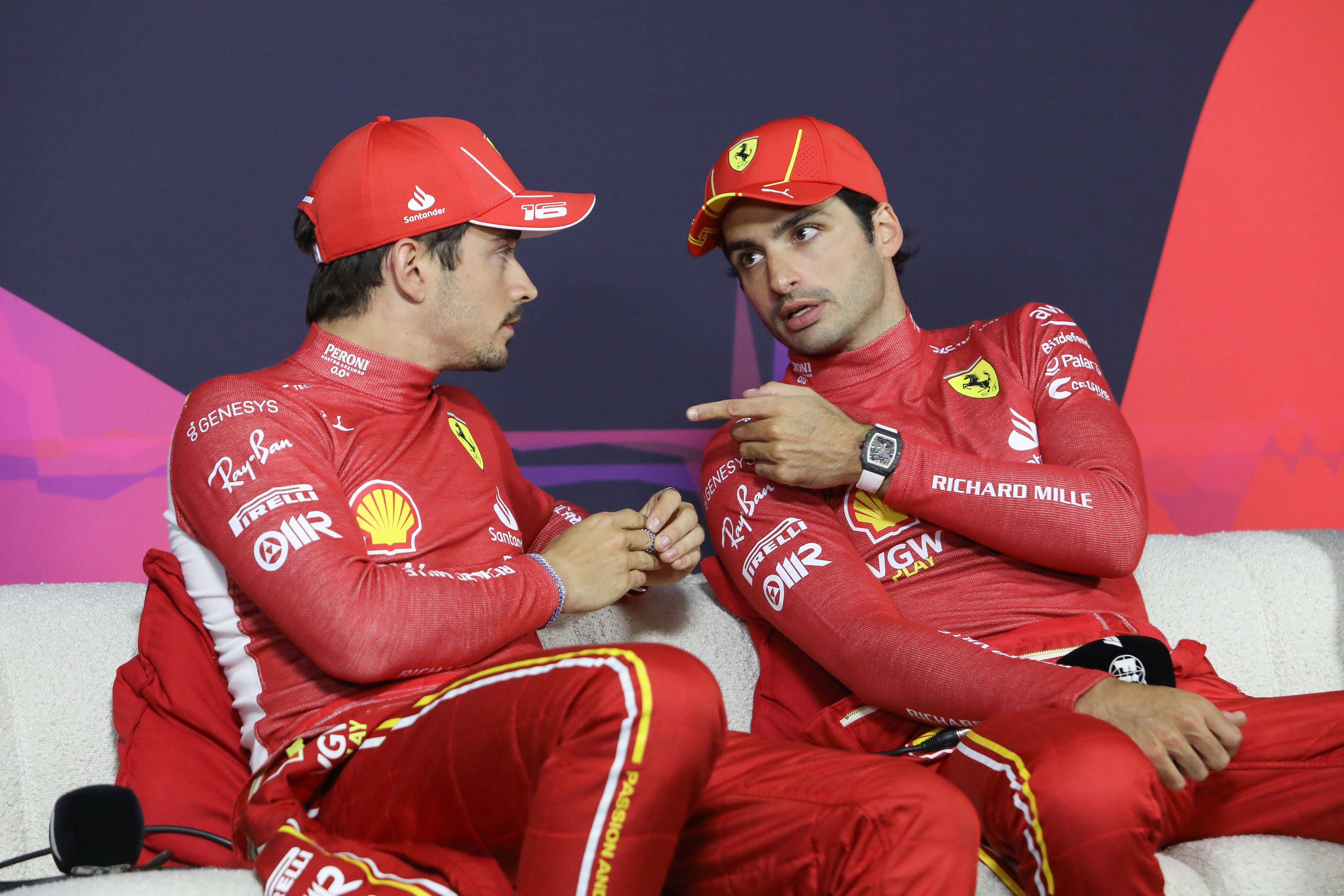 Charles Leclerc und Carlos Sainz
