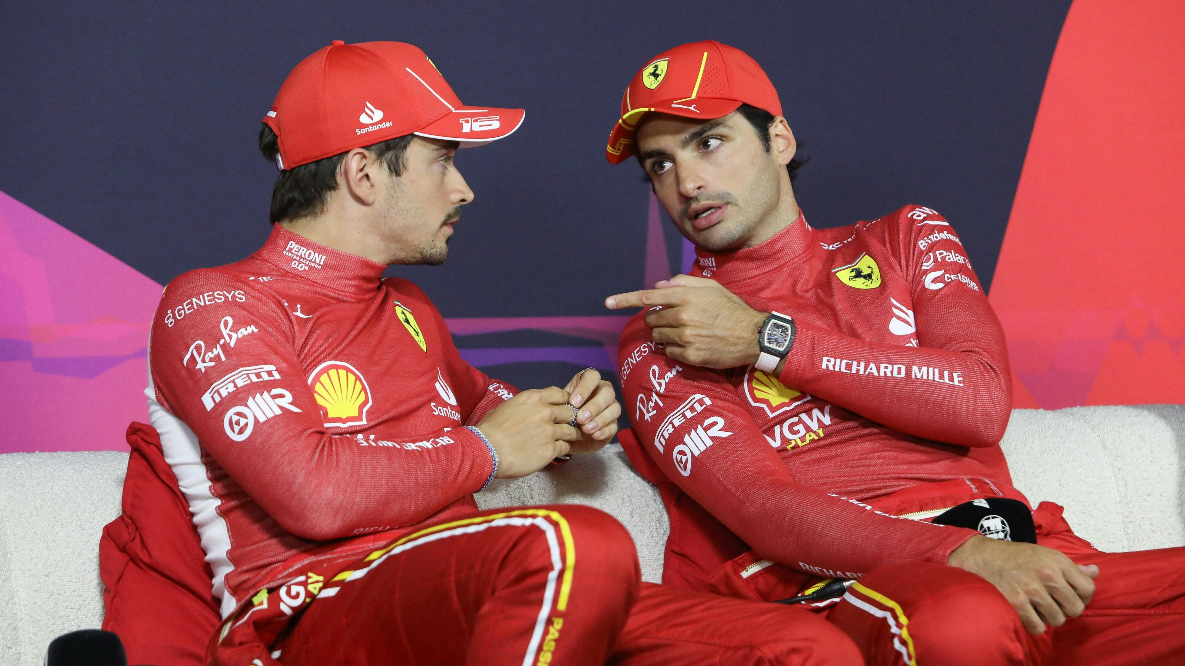 Charles Leclerc und Carlos Sainz