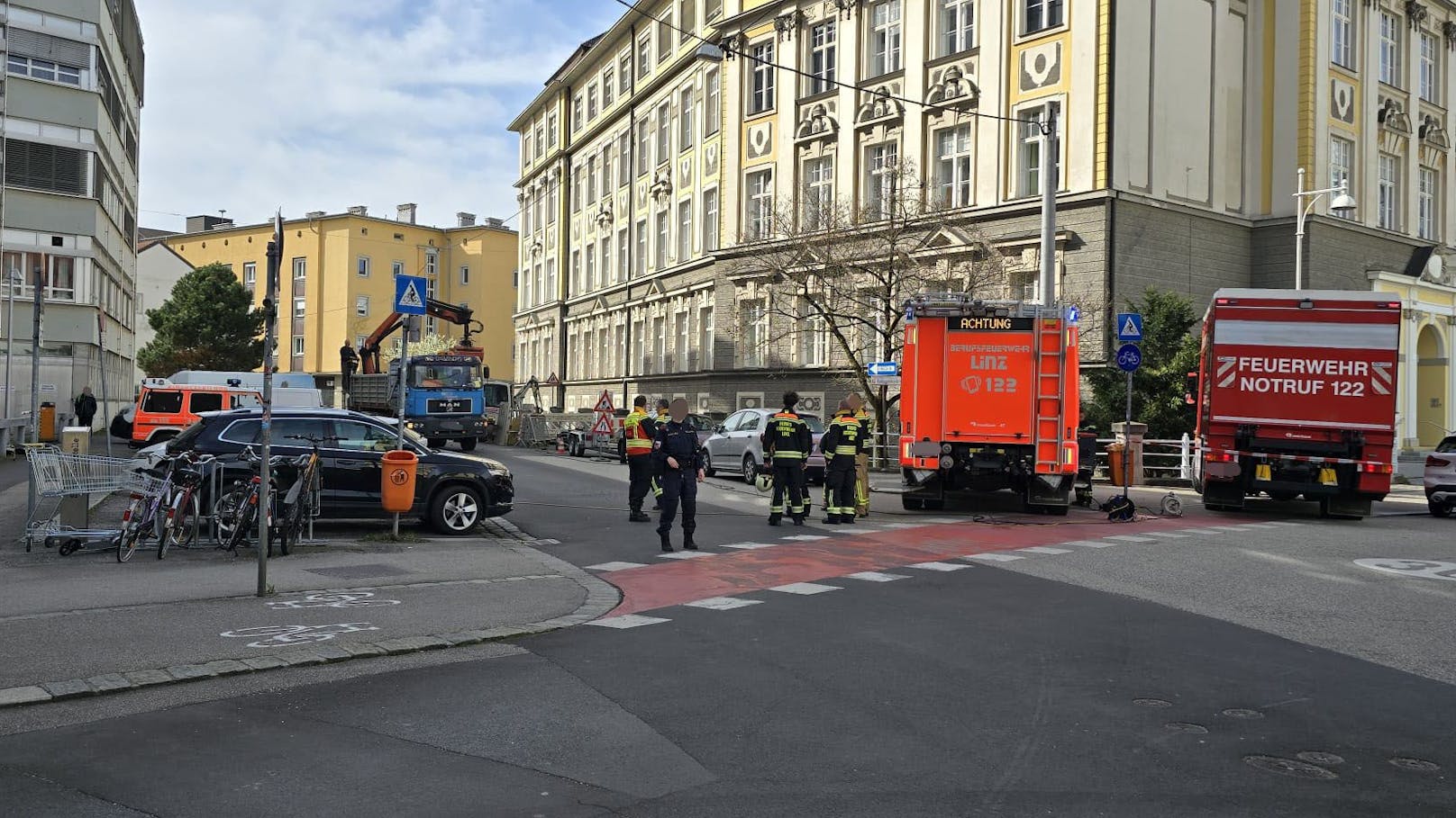 Explosionsgefahr – großräumige Sperre in Linzer City