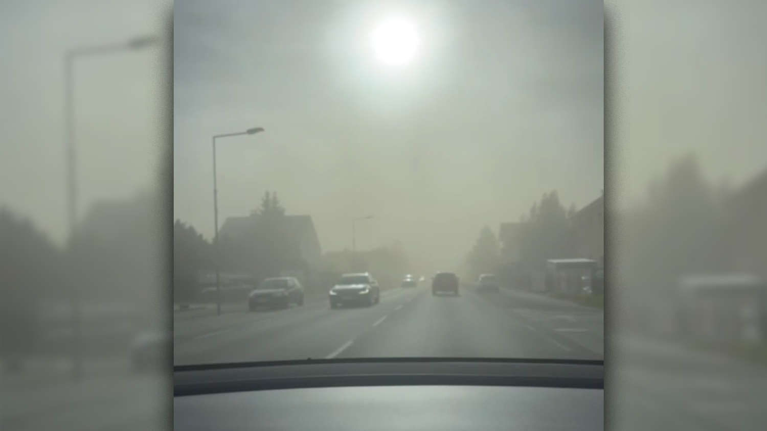 Am Dienstagnachmittag war die Sicht auf der Fahrt nach Wien mehr als trüb. Laut Ubimet ist der Staub in den kommenden Tagen vor allem im Flachland zu erwarten.