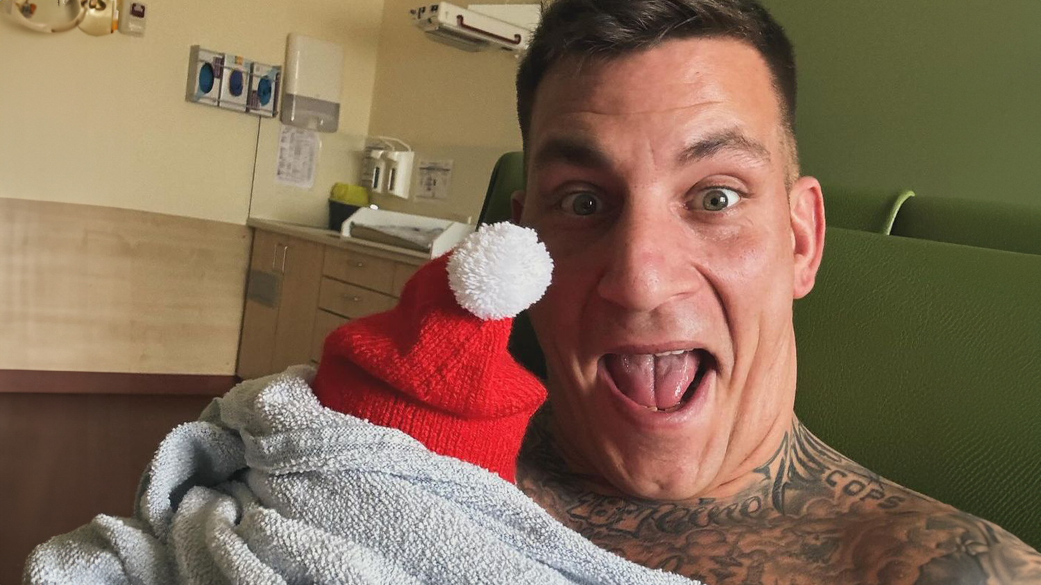 Rapper Gzuz ist begeistert. Mit seiner Frau Lisa hat er nun drei Kinder.