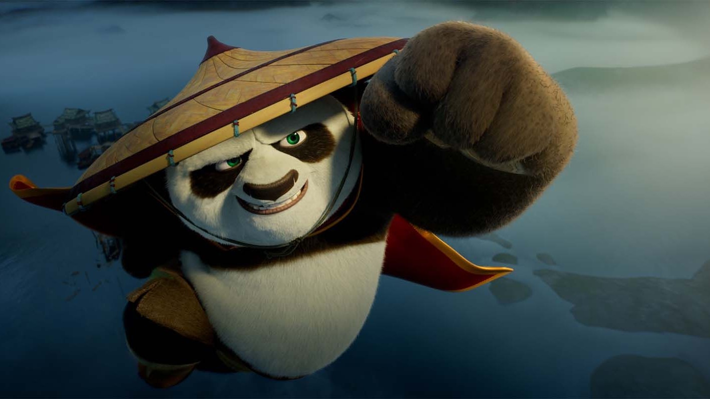 Bereits zum vierten Mal unterwegs im Kampf gegen das Böse: Po, der Bär, in "Kung Fu Panda 4"