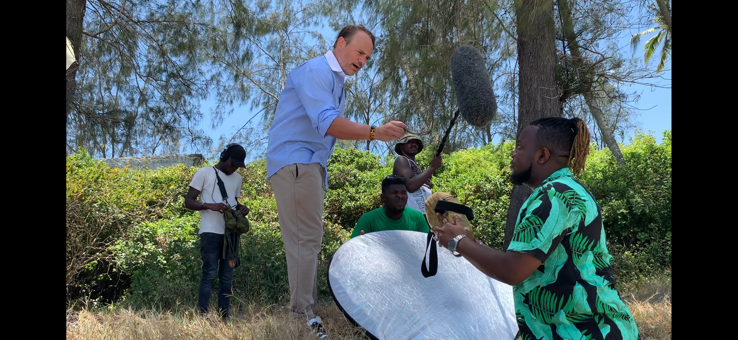In Afrika hat Leo Aberer seinen ersten Film gedreht