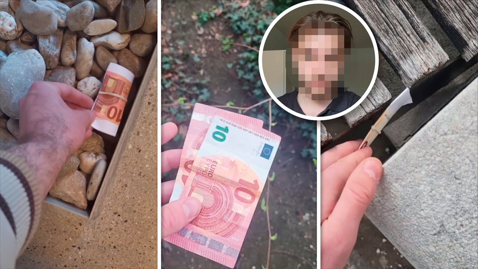 Student (20) versteckt in Österreich echtes Geld