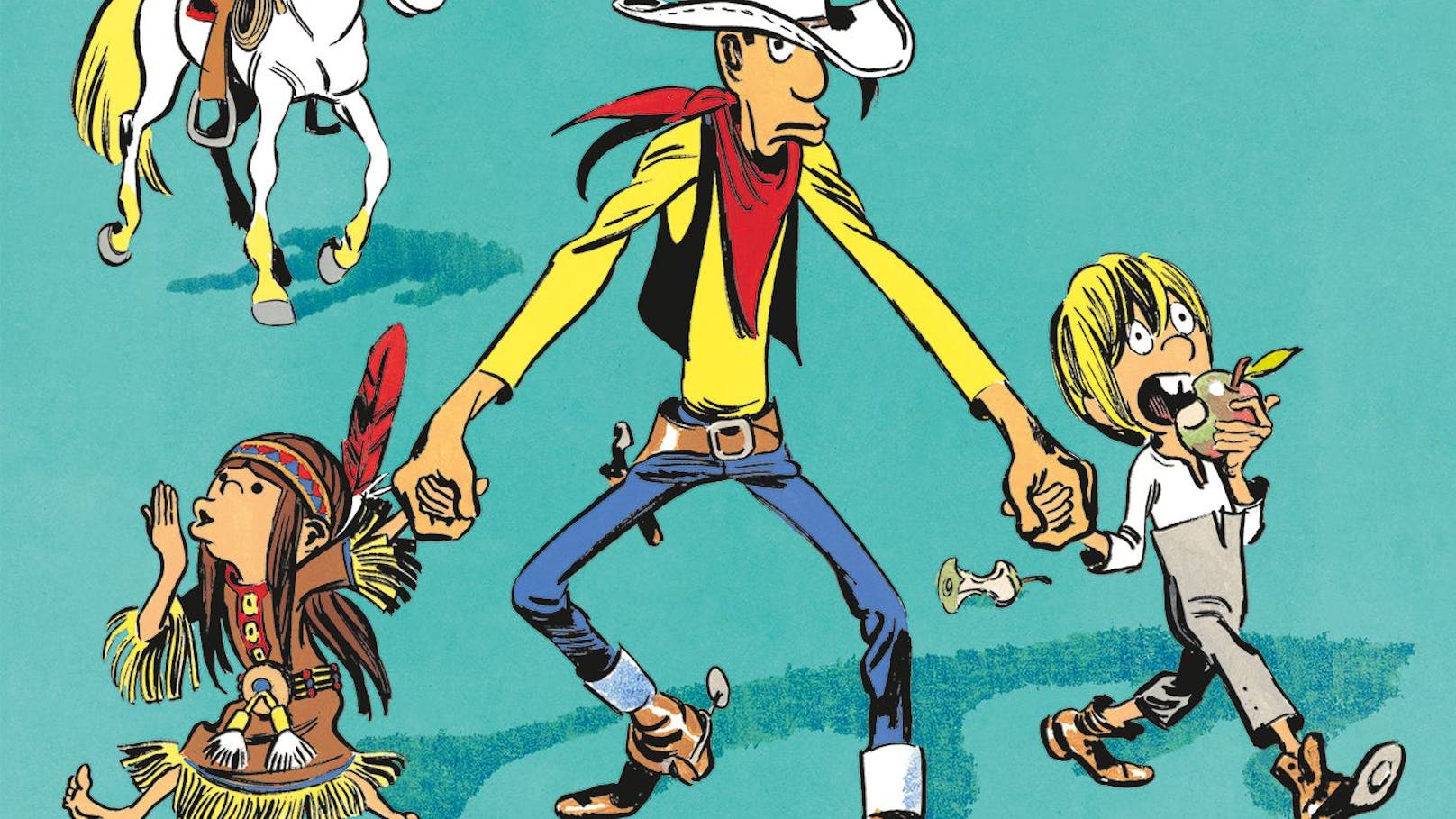 Lucky Luke sattelt um – vom Cowboy-Held zum Babysitter