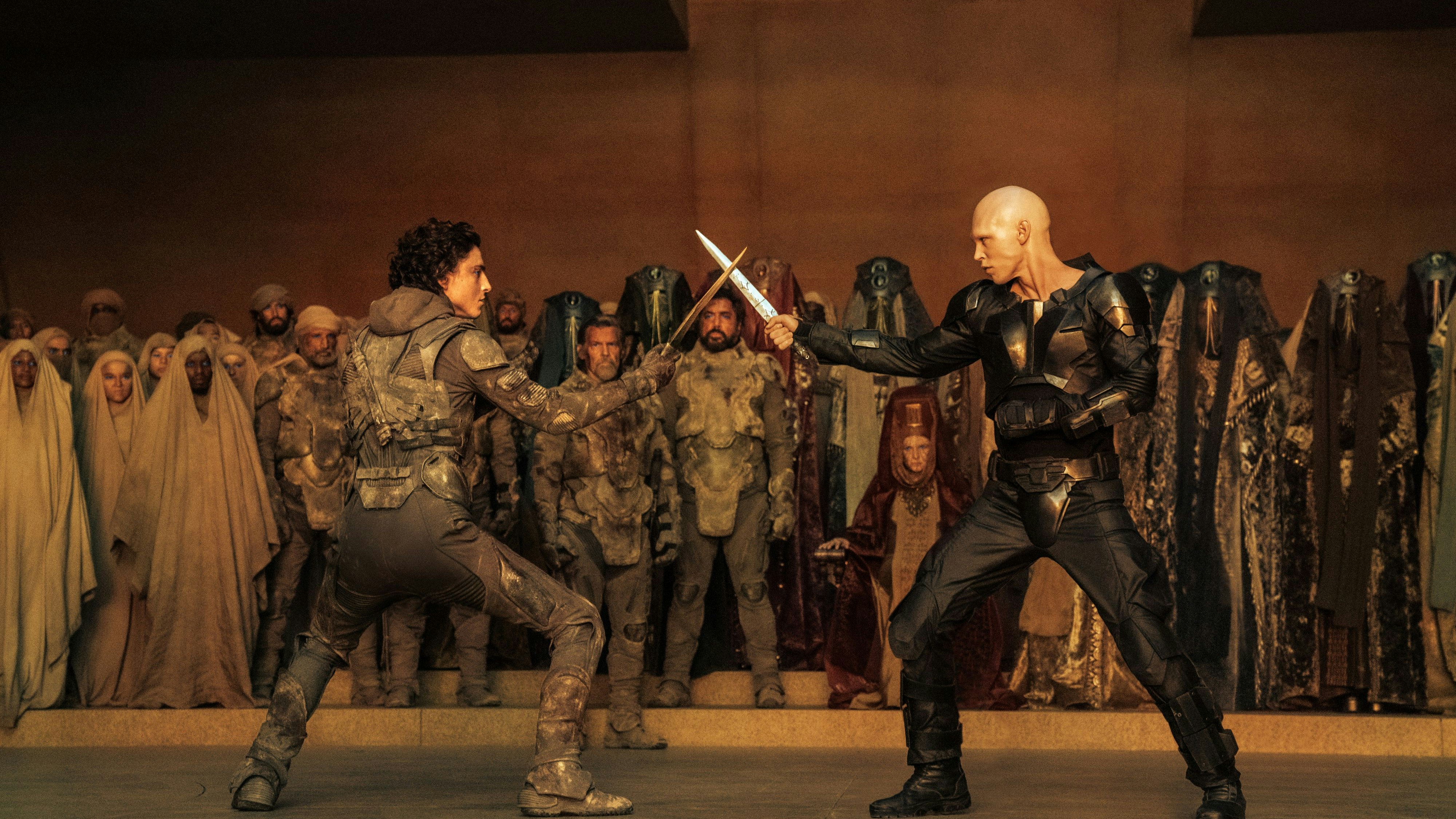 Noch größer, noch gewaltiger, noch besser: Timothée Chalamet als Paul Atreides (links) in "Dune: Part Two".
