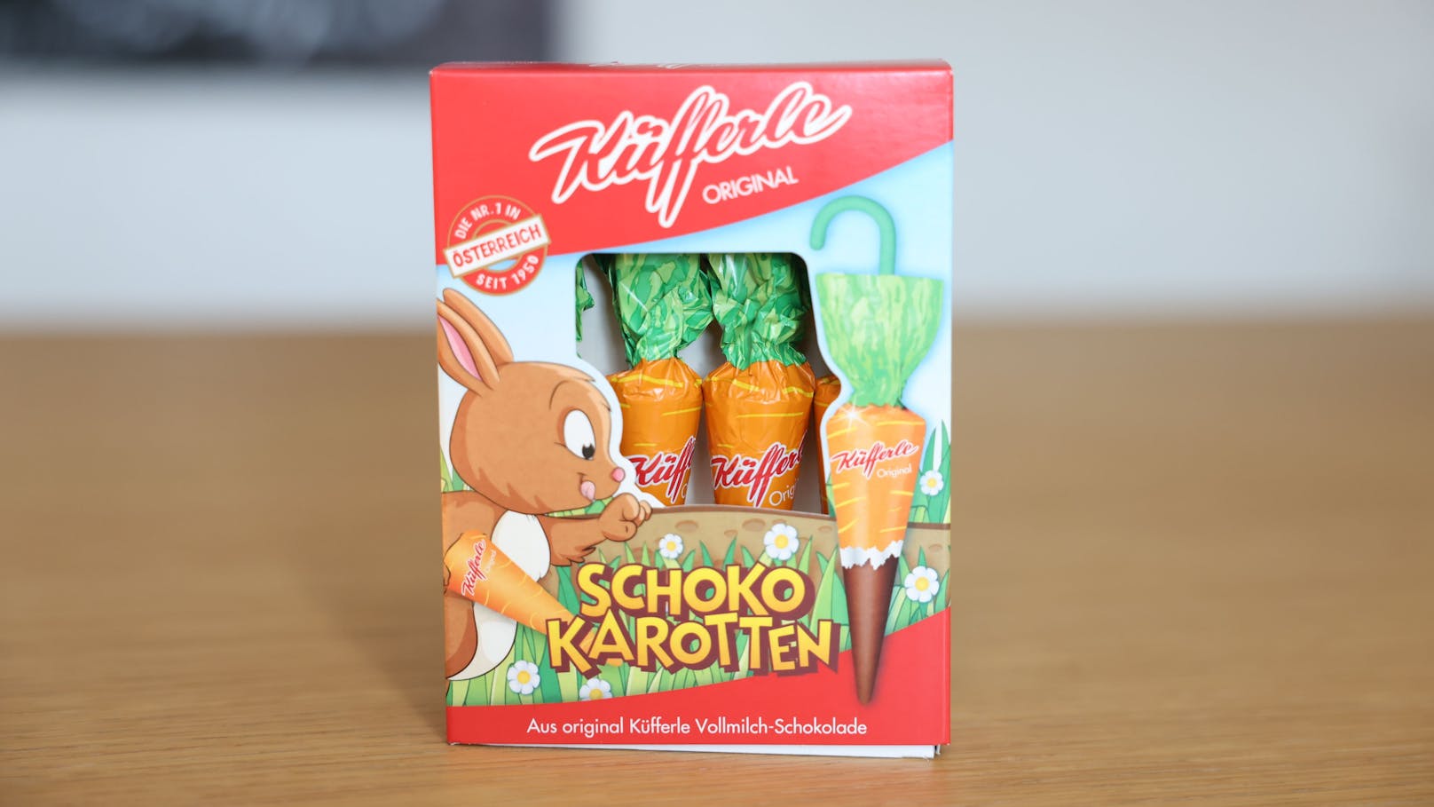 Die Schoko Karotten sind eine optische Aufwertung für jedes Osternest.