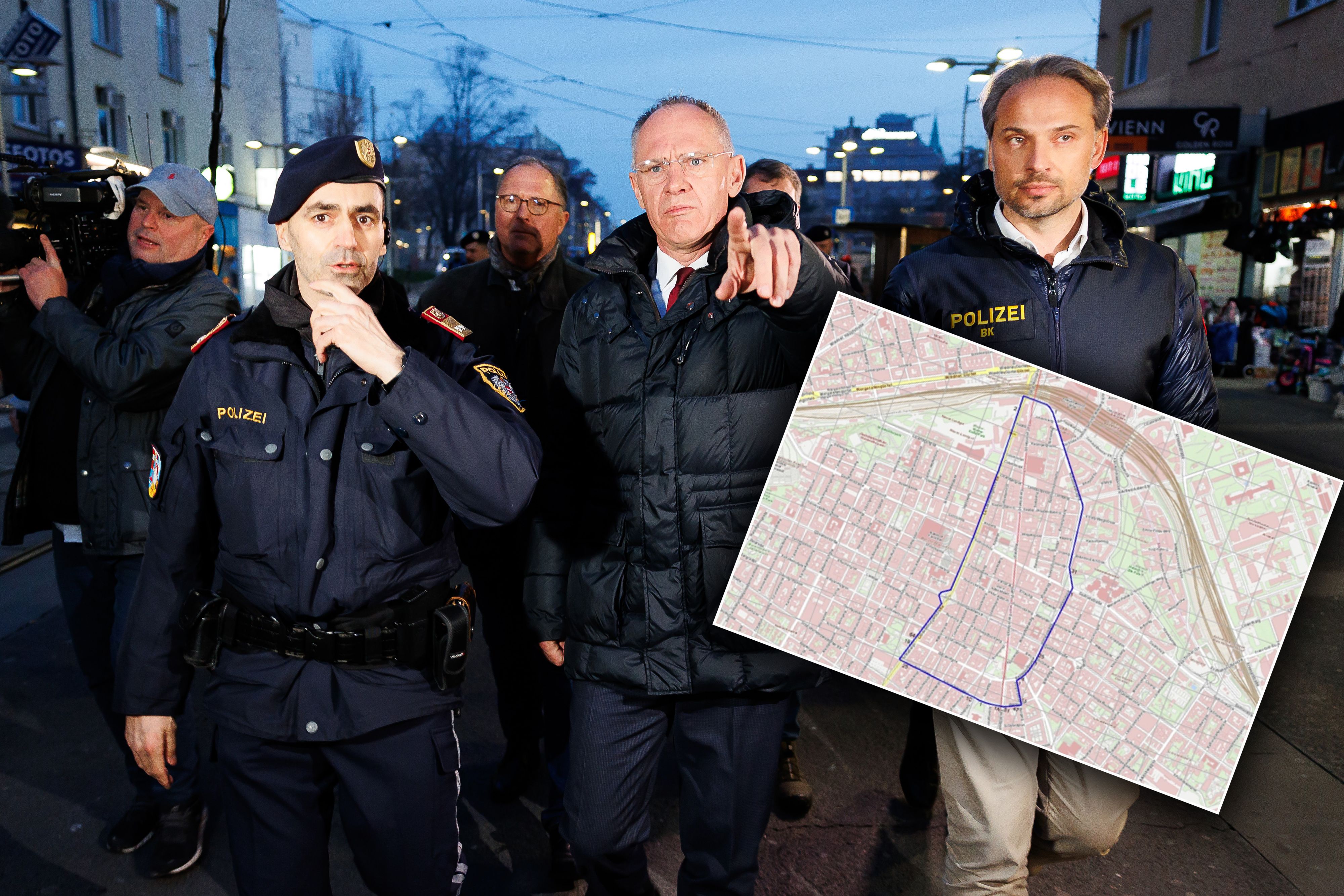 Innenminister Gerhard Karner verordnete eine Waffenverbotszone am Reumannplatz.