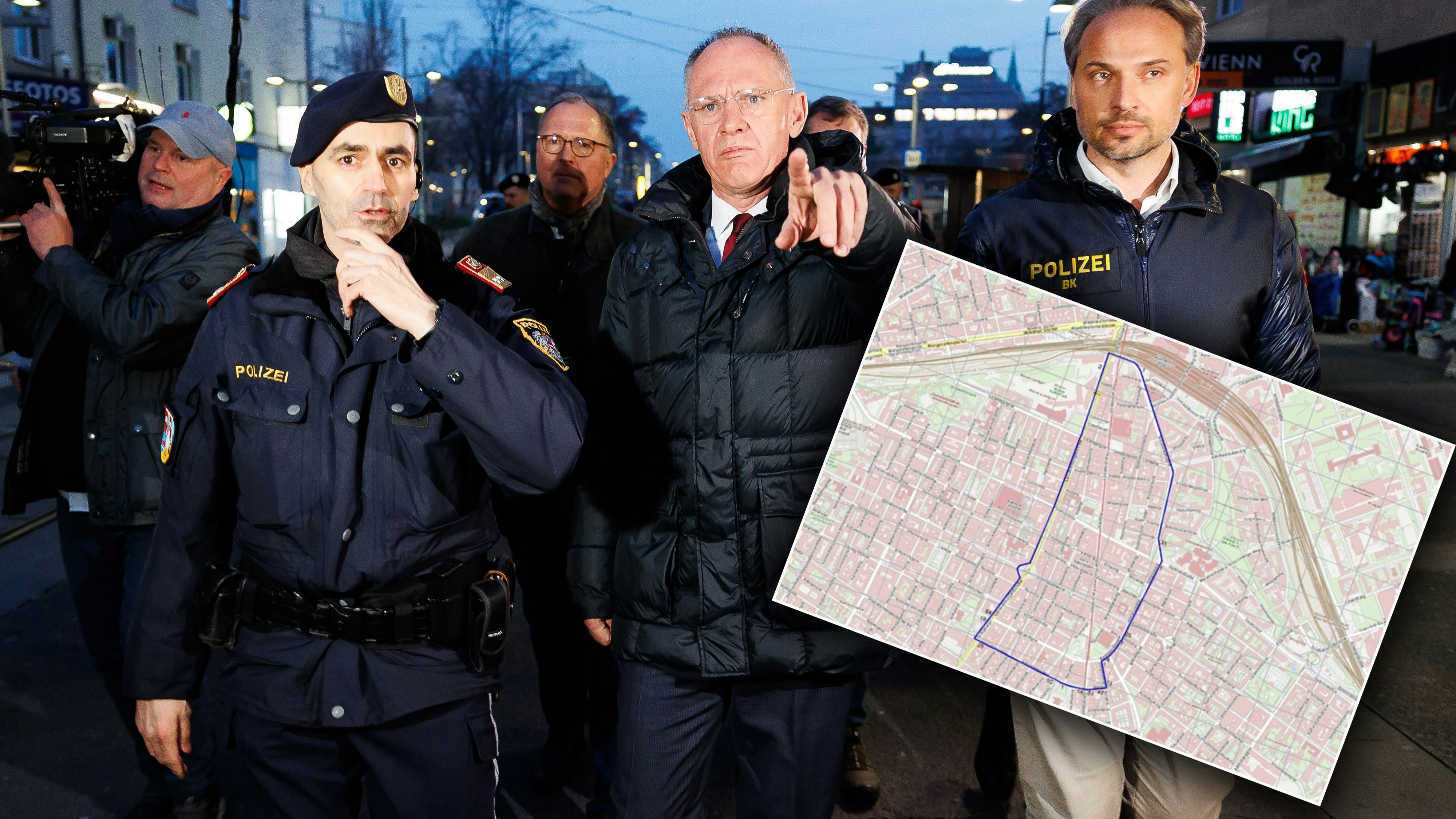 Innenminister Gerhard Karner verordnete eine Waffenverbotszone am Reumannplatz.