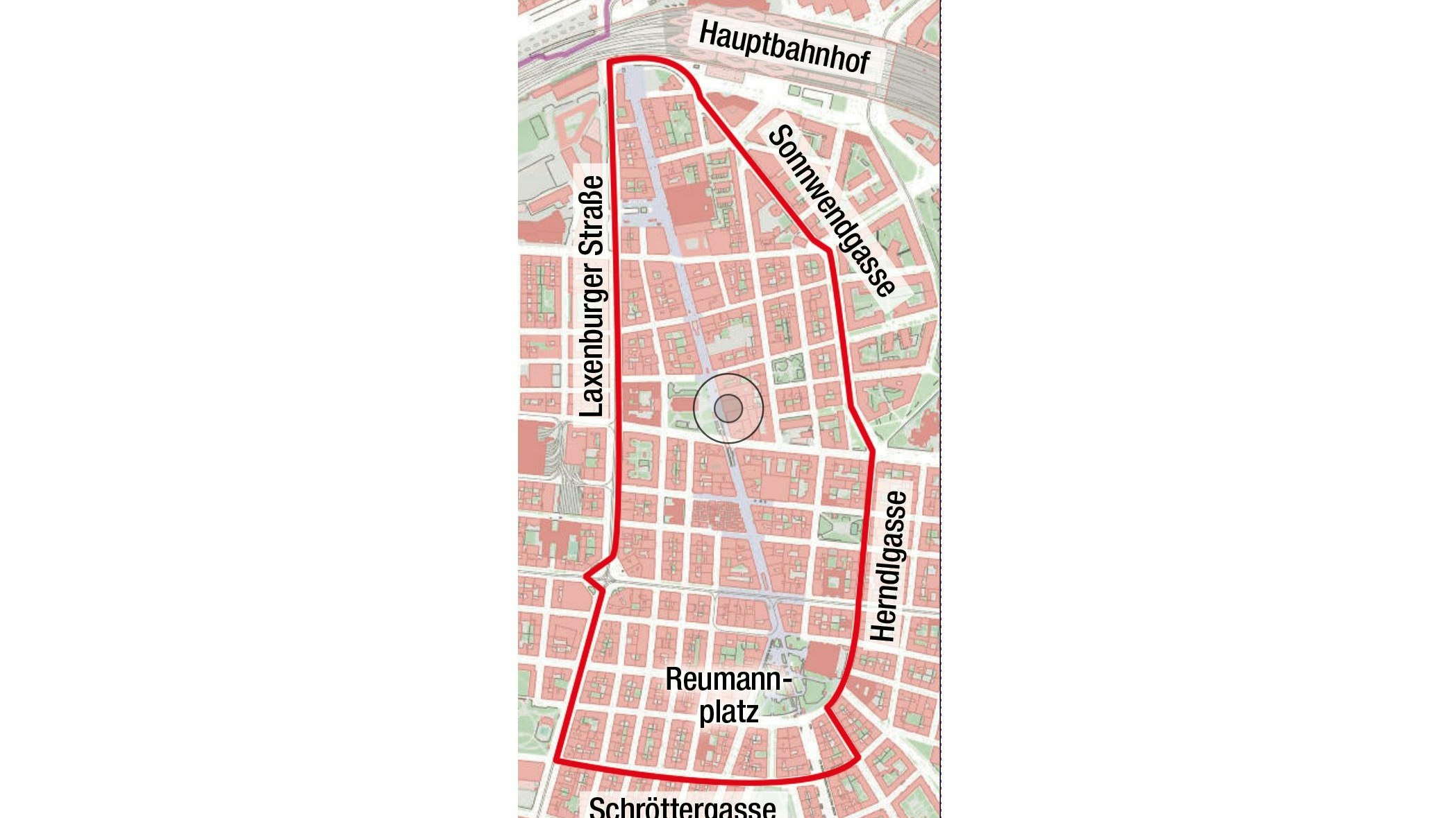 Waffenverbotszone in Wien-Favoriten