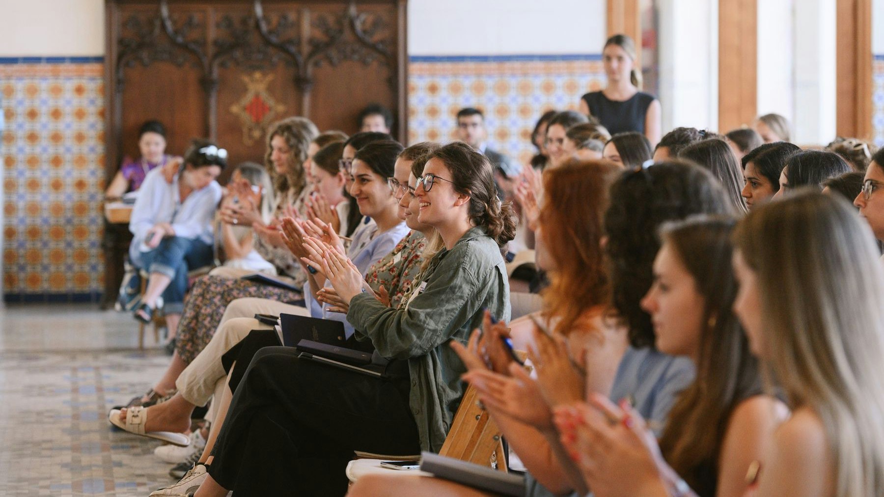 Teilnehmer:innen bei der ELA Summerschool 2023 in Valencia.