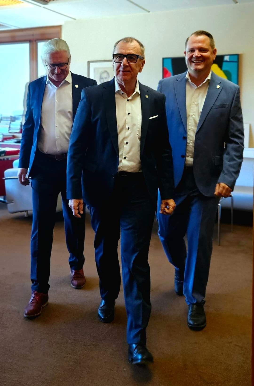 Rupert Dworak (M.) tritt ab.