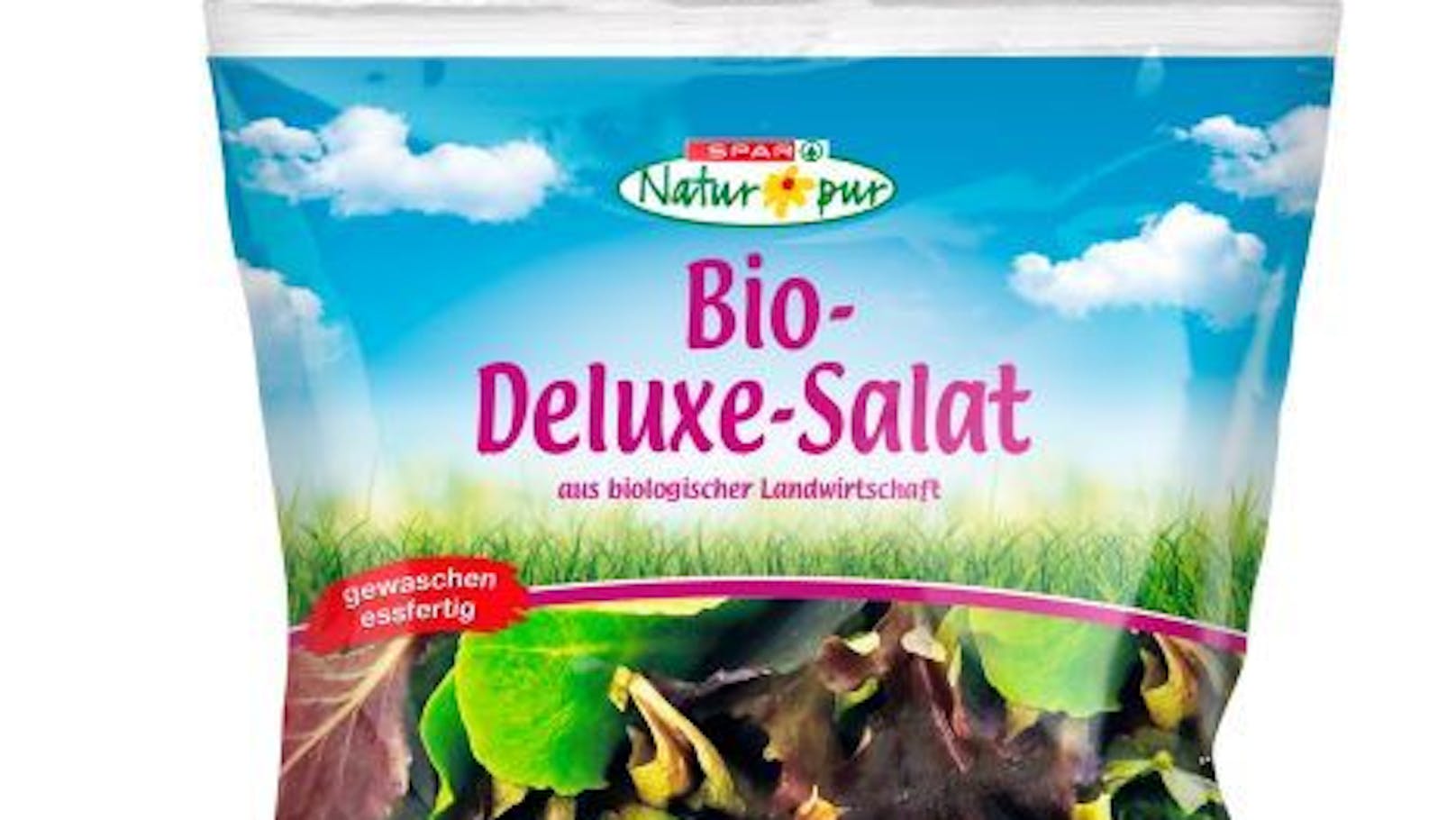 <strong>Spar Natur pur Bio-Deluxe-Salat:</strong> für den menschlichen Verzehr nicht geeignet (B.Cereus über dem Warnwert, Hefen und Schimmelpilze über dem Richtwert)