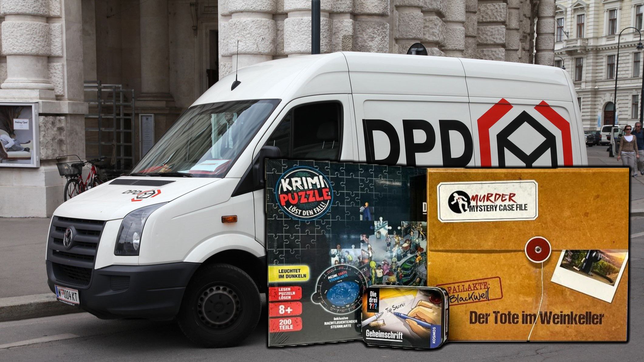 Rätselraten um ein Krimi-Puzzle in Wien.