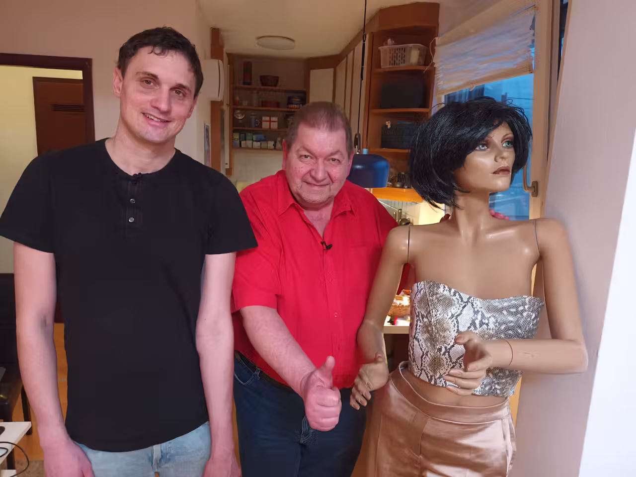 Robert Nissel (Mitte) und Lorenz