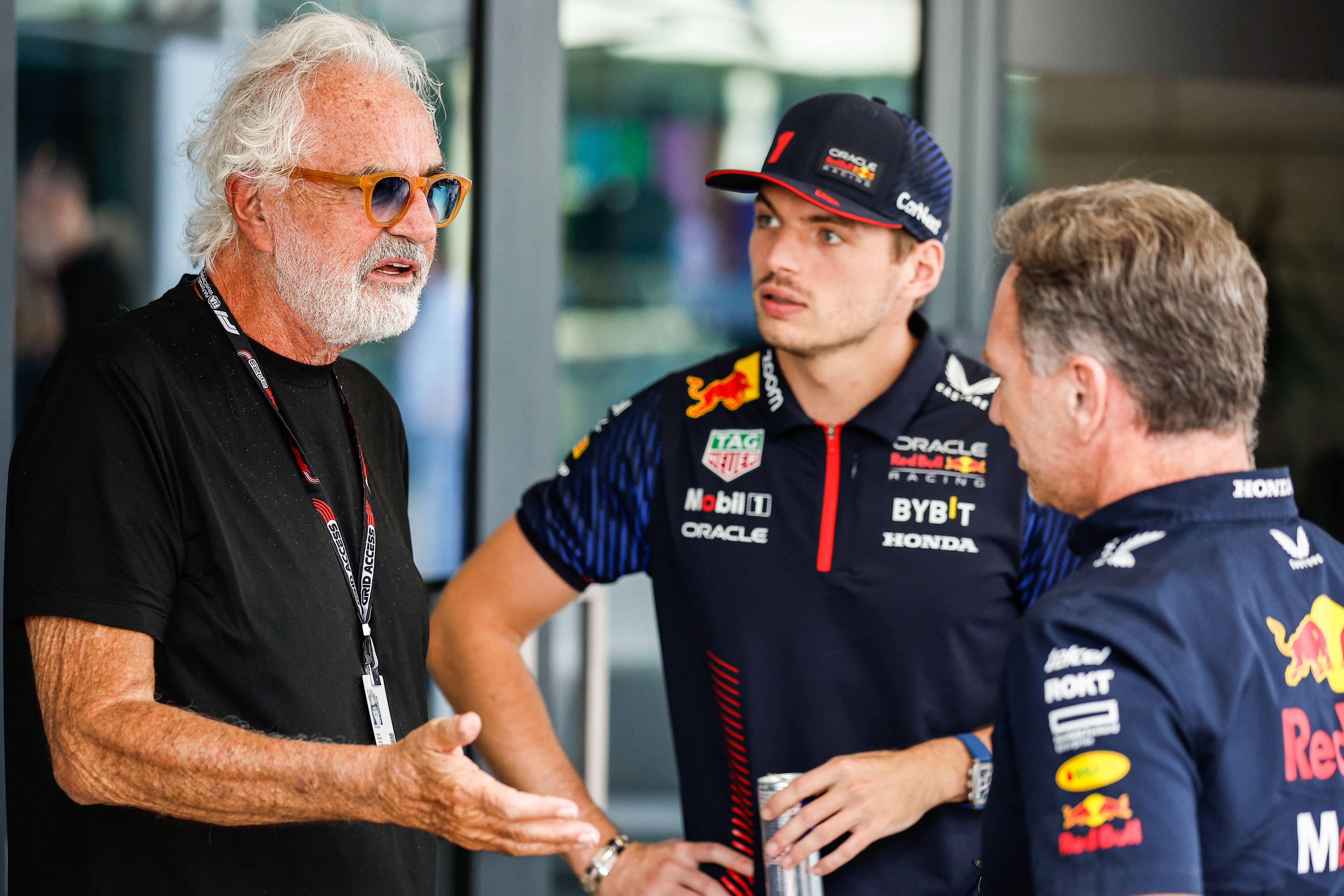 Flavio Briatore zu Gast bei Red Bull