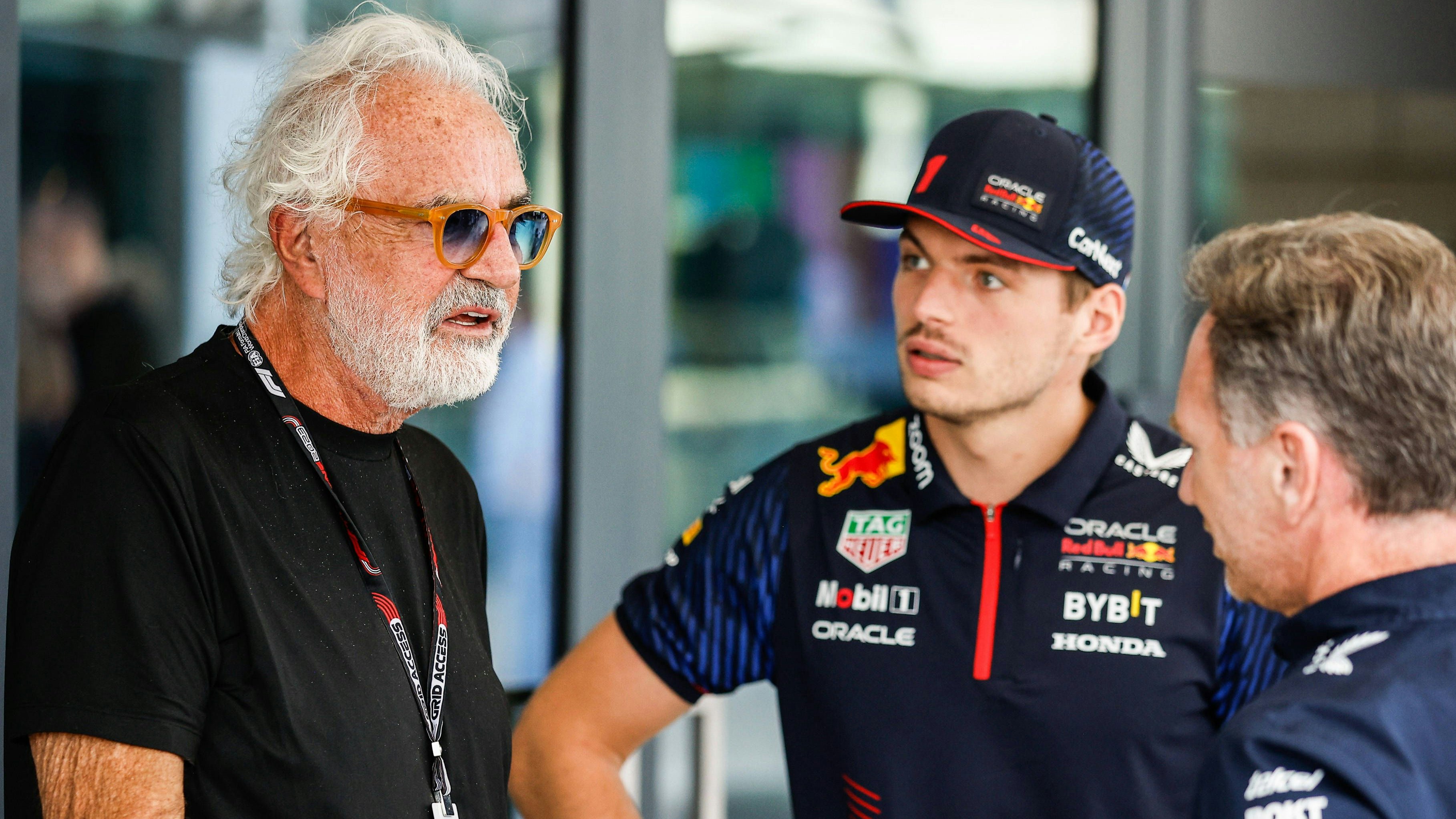 Flavio Briatore zu Gast bei Red Bull