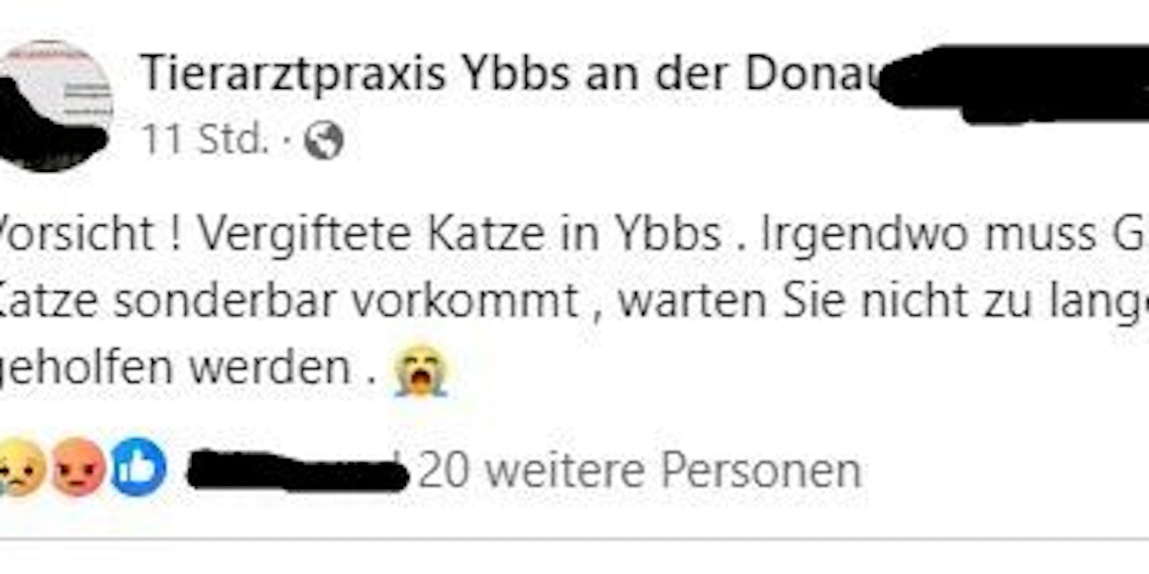 Eine Katze starb nach einer Giftköder-Attacke.