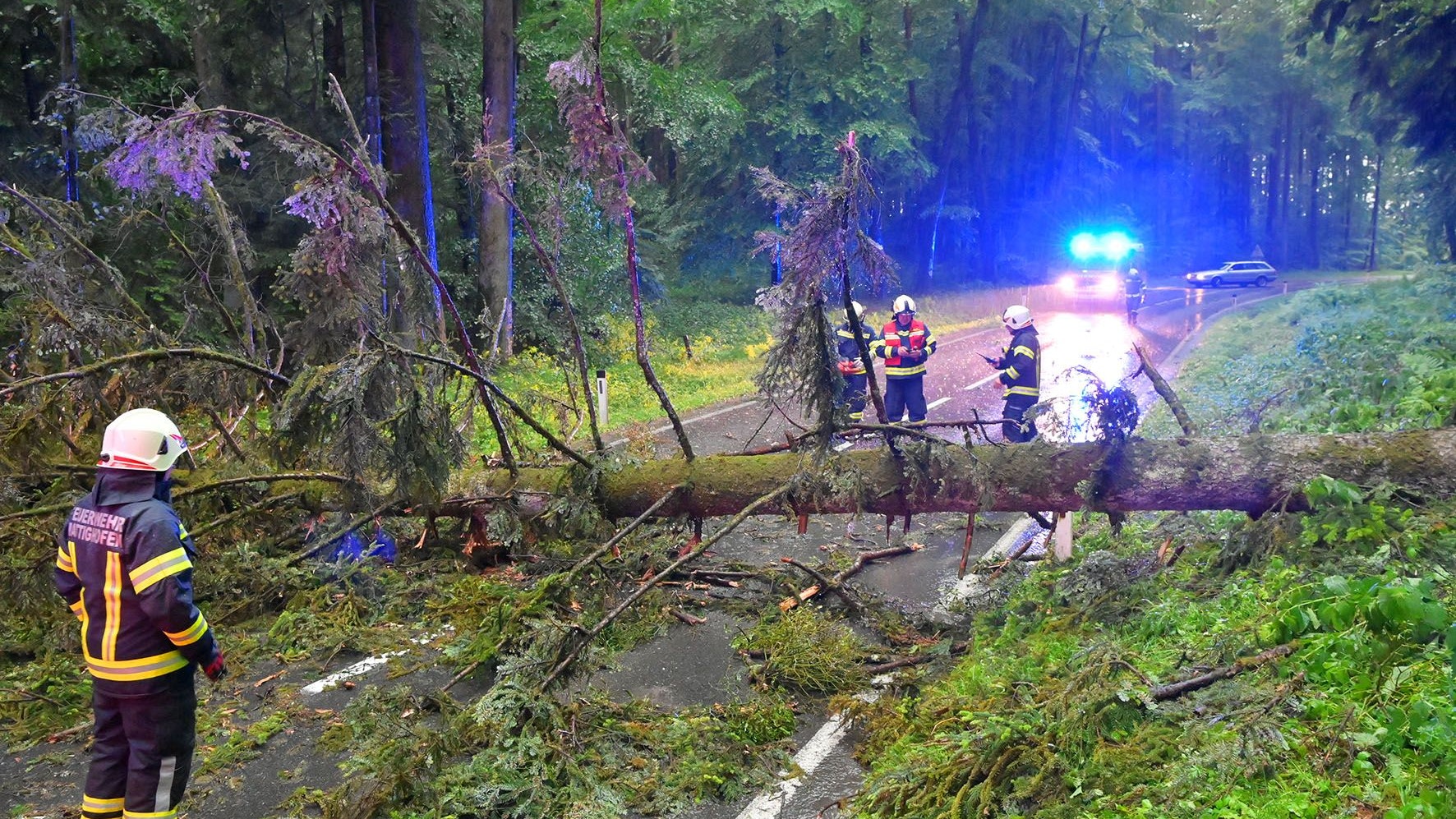 In Vorarlberg stand die Feuerwehr nach zahlreichen Sturmschäden im Einsatz. (Symbolbild)