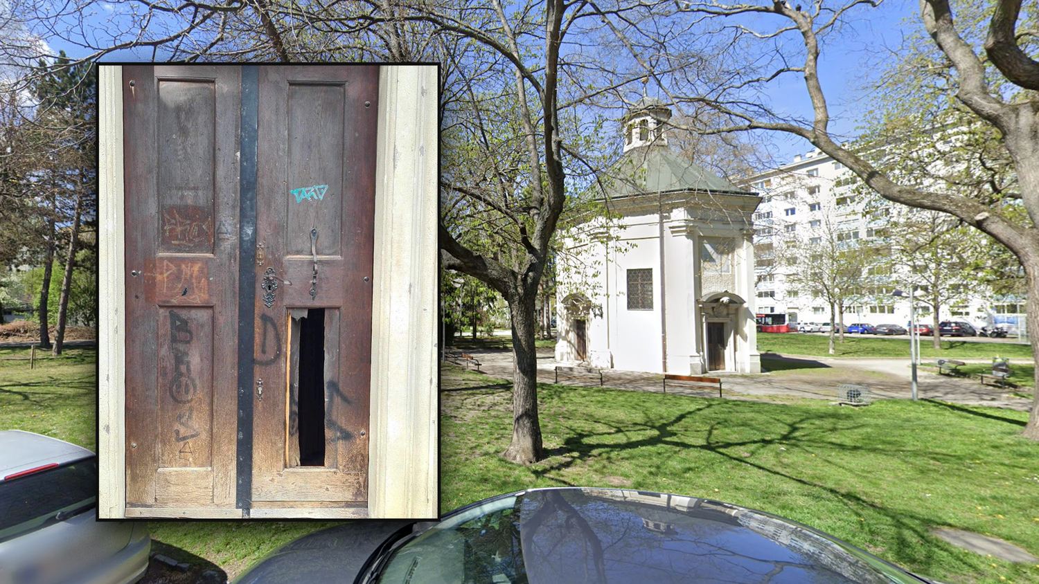 Unbekannte brachen sowohl am Mittwoch als auch am Freitag in eine Kapelle in Wien ein. Bargeld wurde gestohlen.