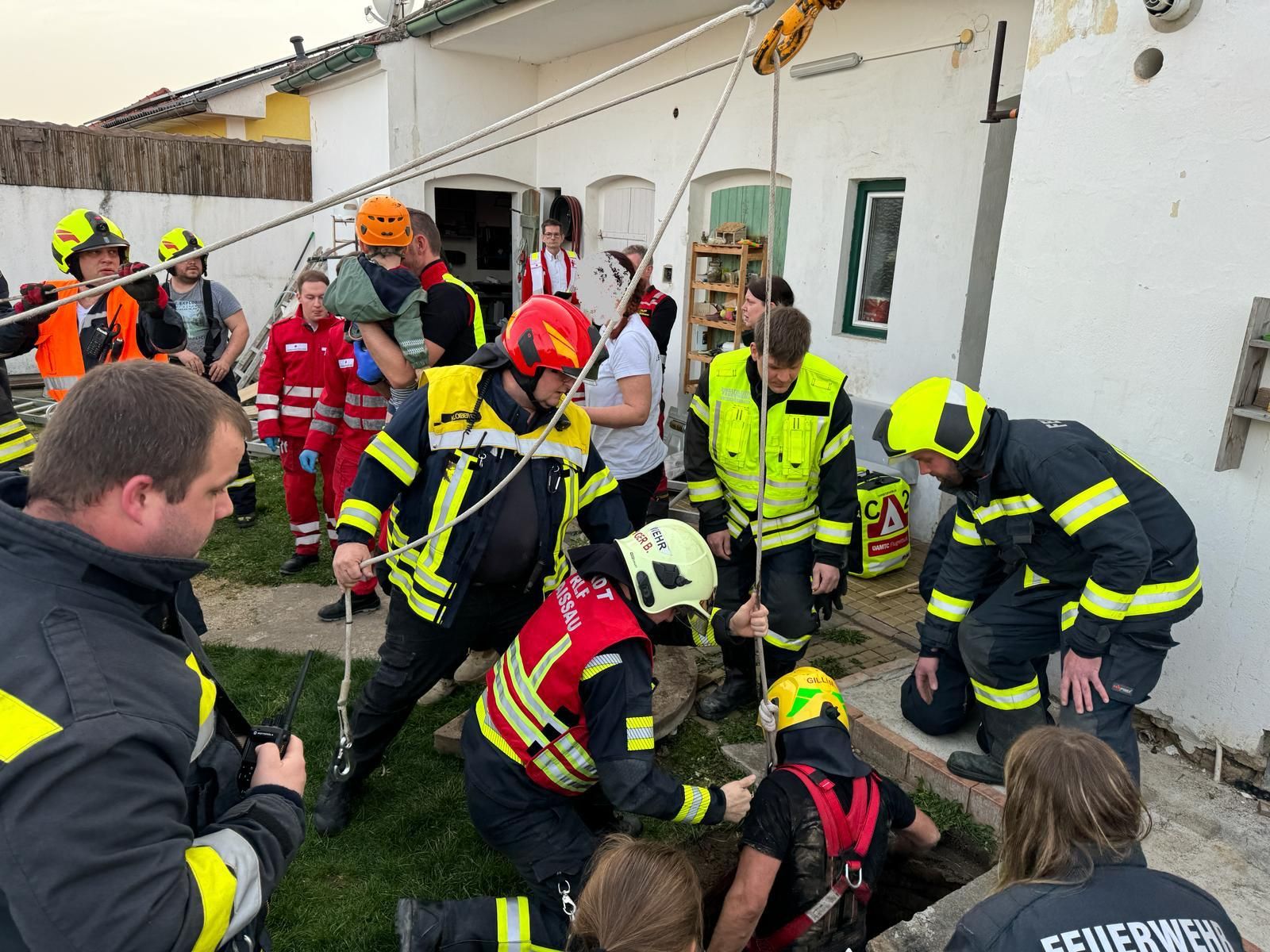 Die Rettungsaktion verlief erfolgreich.