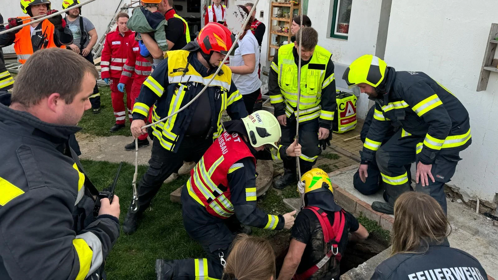 Die Rettungsaktion verlief erfolgreich.