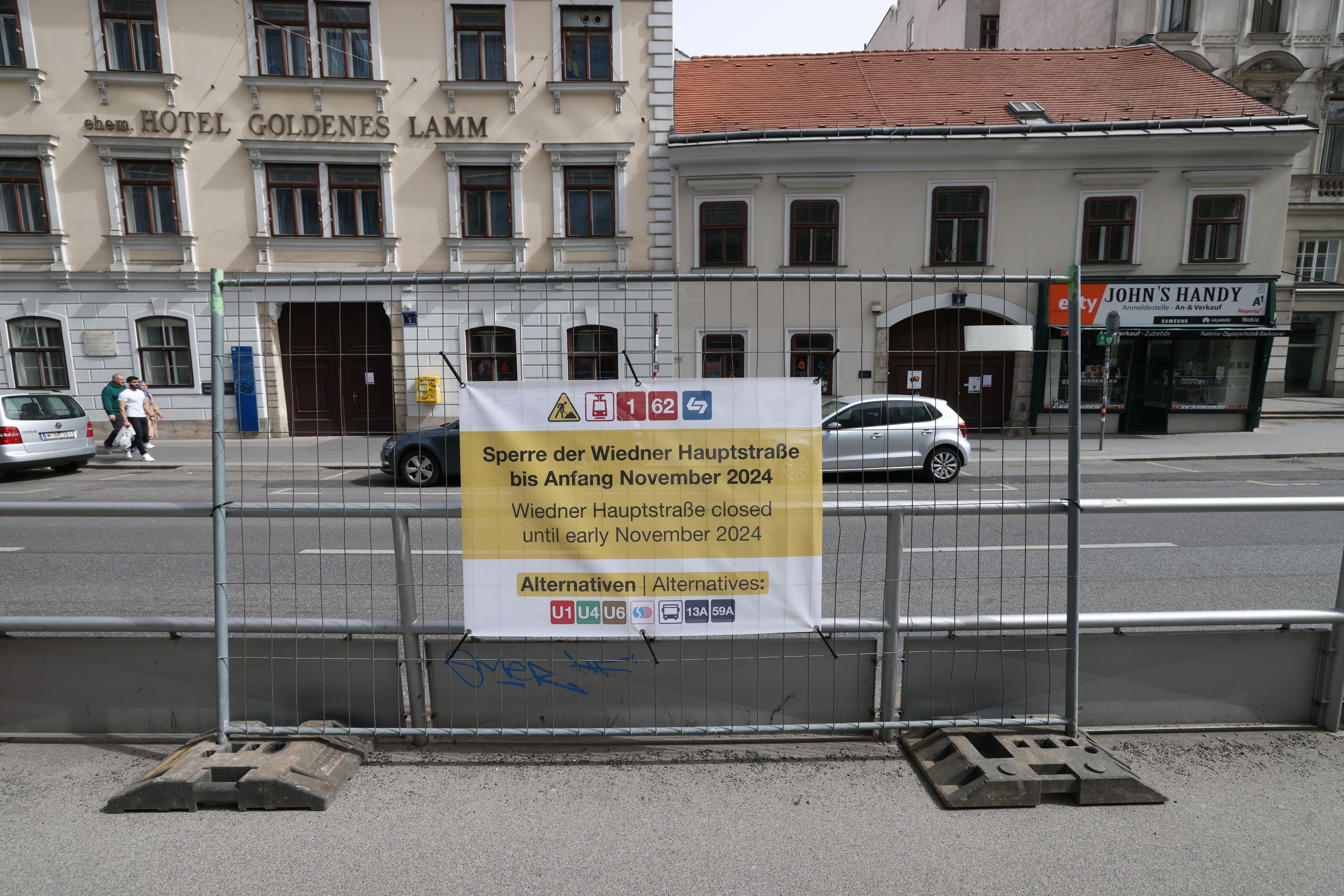 Am 2. April beginnt die erste Phase der Modernisierungsarbeiten in der Wiedner Hauptstraße.