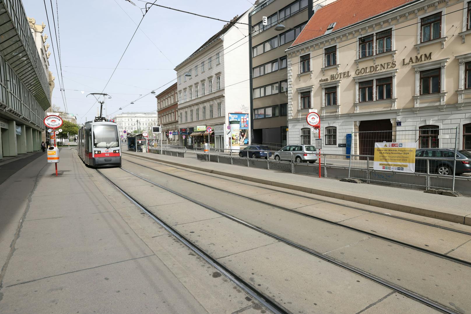 Am 2. April startet die erste Phase der Umbauarbeiten in der Wiedner Hauptstraße.