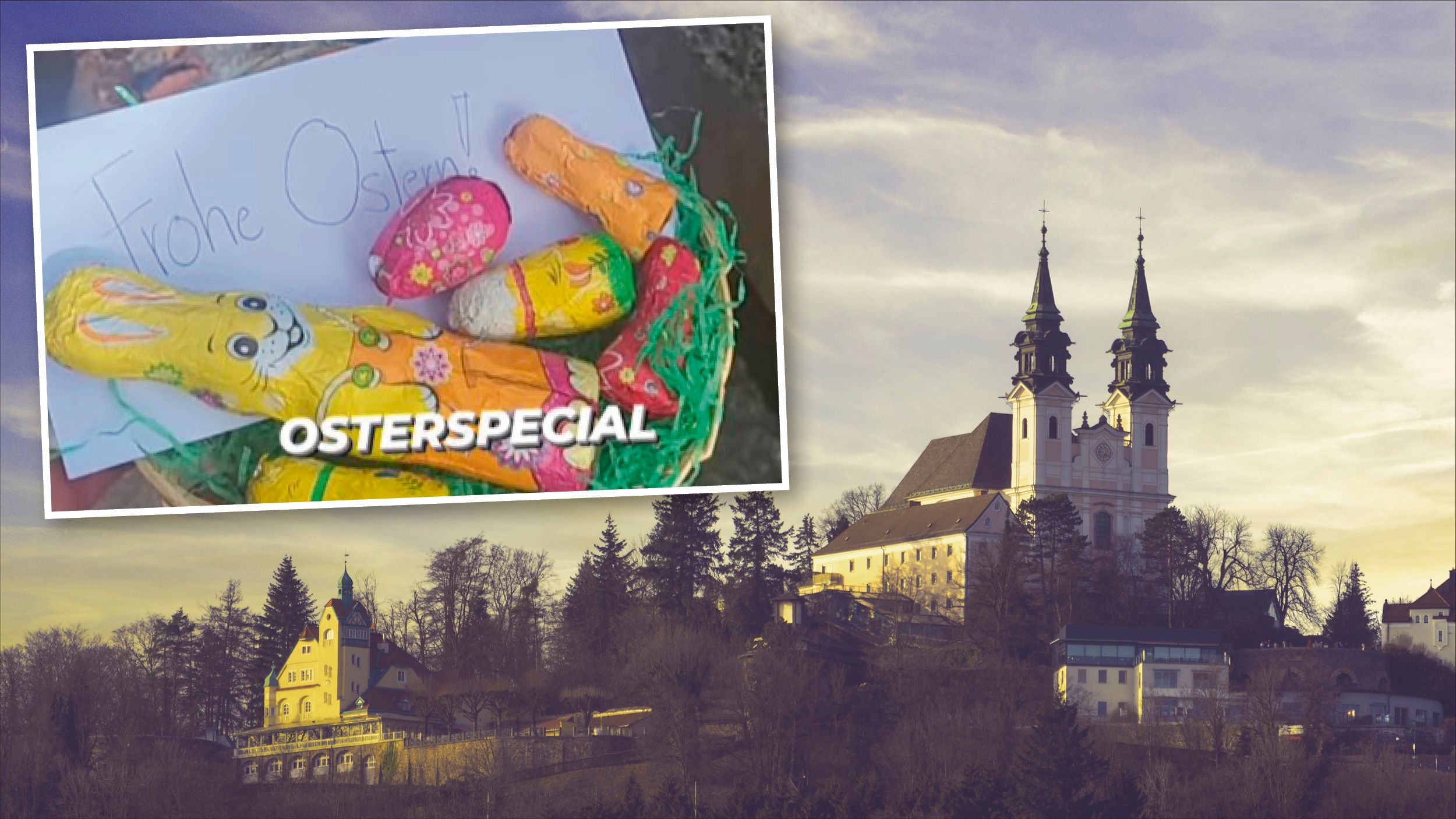 Dieses Mal versteckte der Student ein Osternest am Pöstlingberg.