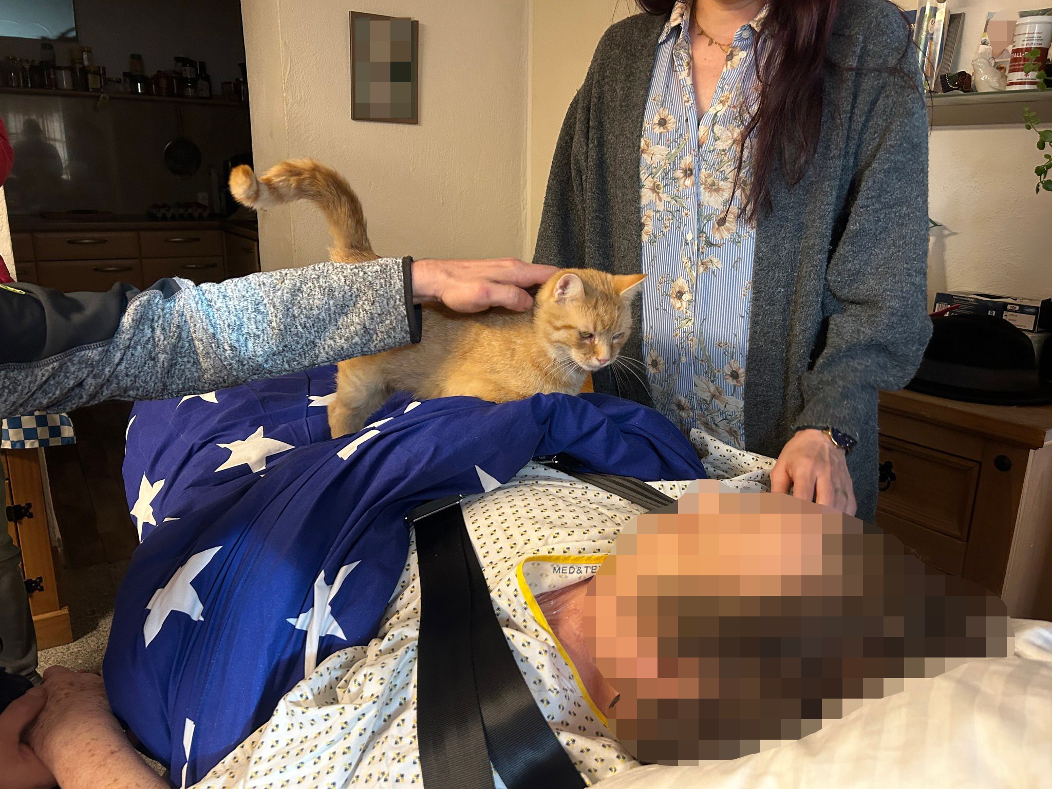 Die schwer kranke Frau konnte sich würdevoll von ihren Liebsten verabschieden.