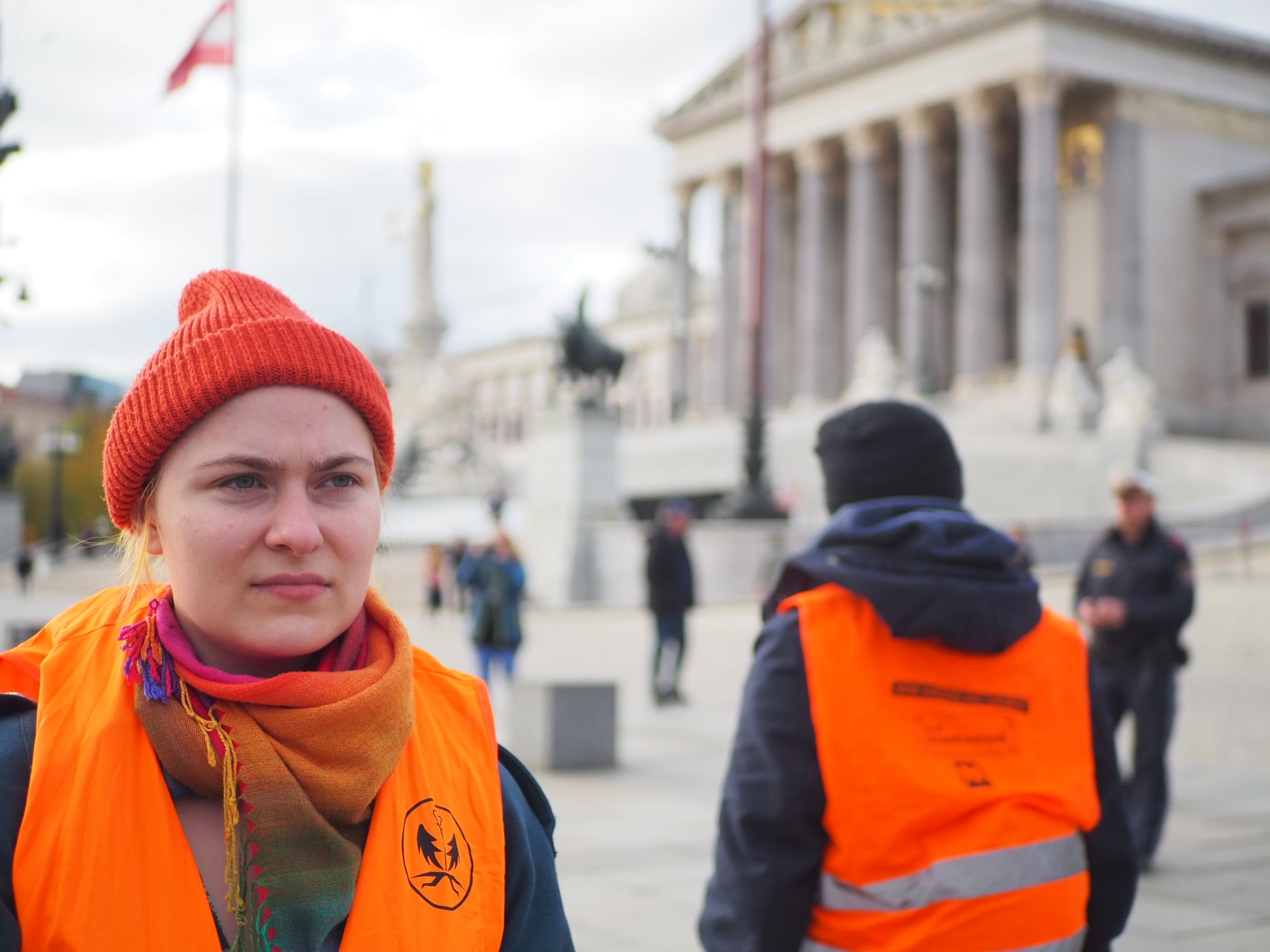 Klima-Aktivistin Jelena Saf.