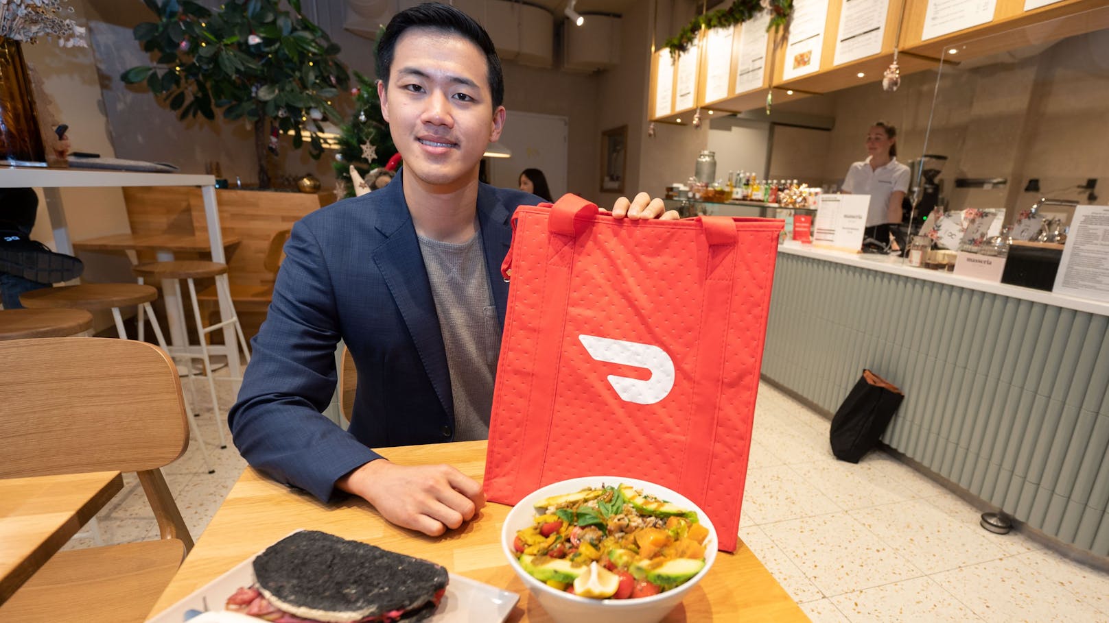 Andy Fang (Bild) und Stanley Tang (beide 31, Lieferservice "Door Dash"; je 1,1 Mrd. €).