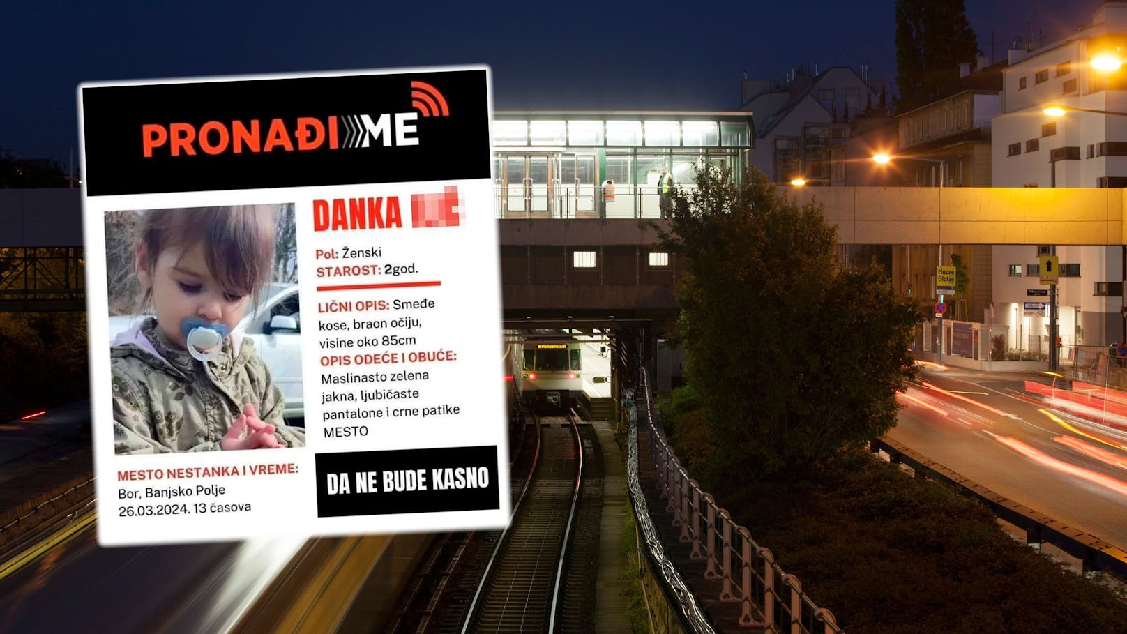 Danka (2) in Wien vermutet – jetzt spricht der Vater