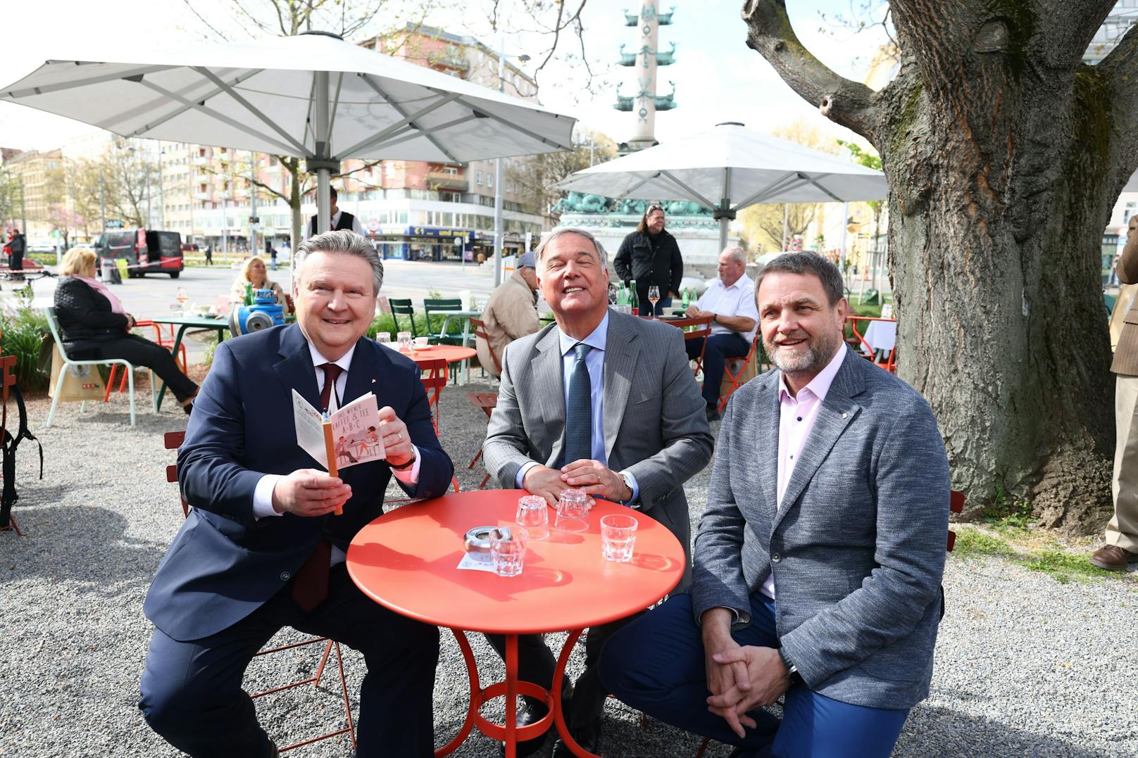 Schauplatz war das Café Engländer am Praterstern.