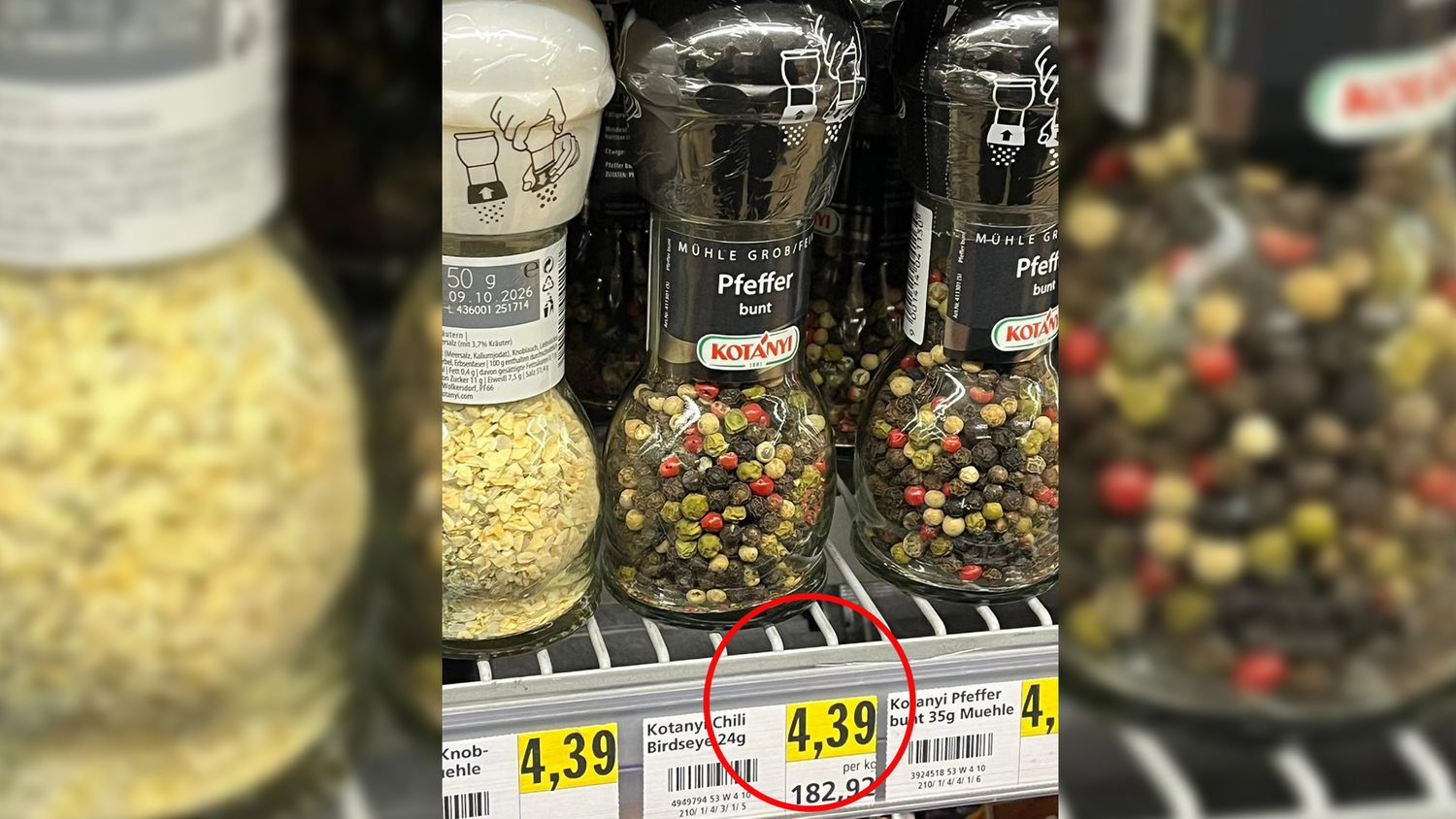 Dieser Preis regt auf – Der Wiener kann sich nicht erinnern, dass der Preis für Pfeffer jemals so hoch war.