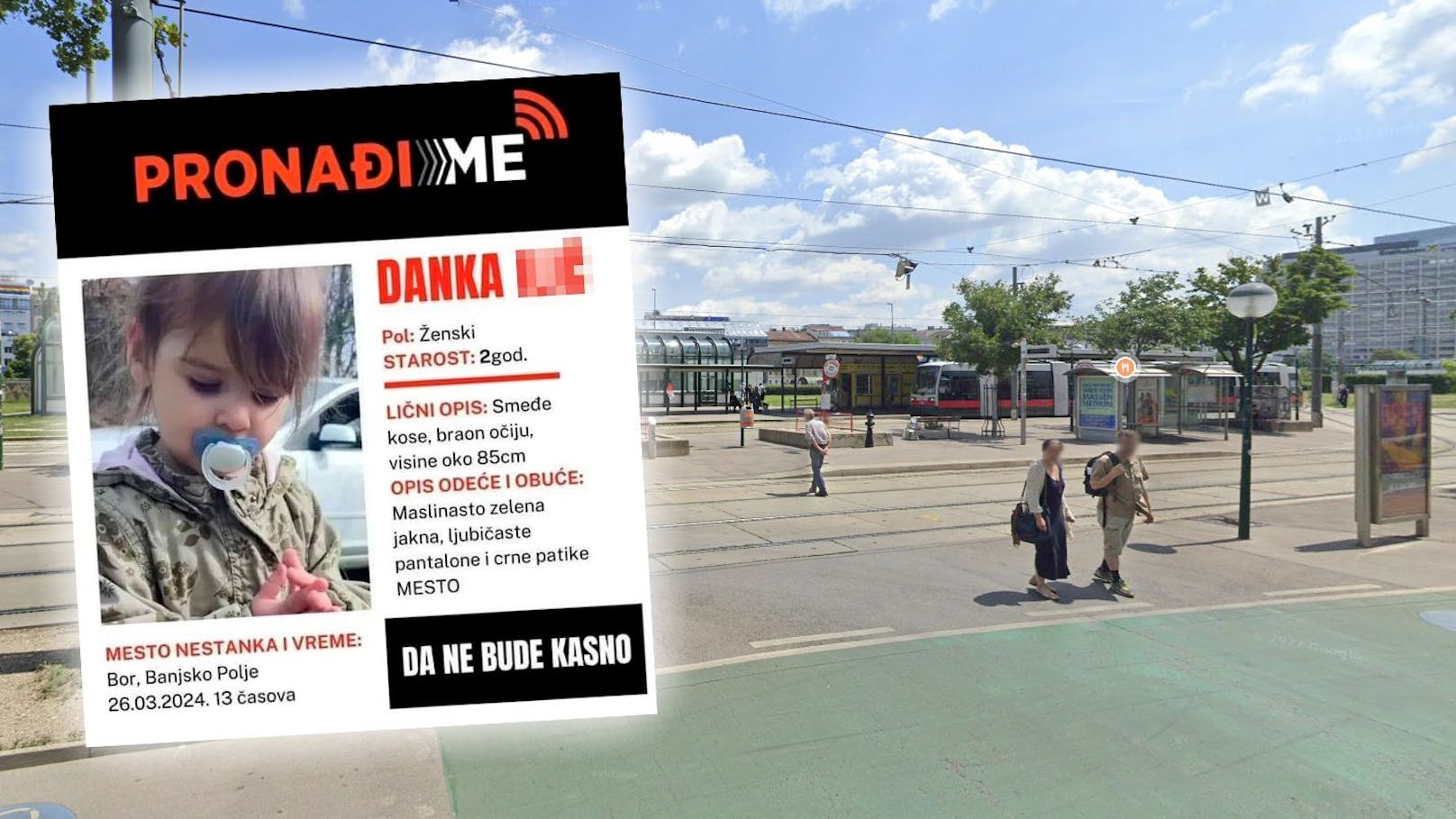 Brisantes Video soll vermisste Danka (2) in Wien zeigen