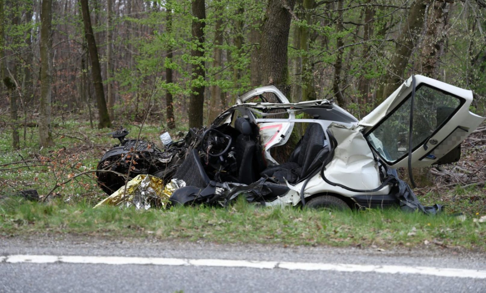 Ein junger Lenker starb bei dem Unfall mit einem VW Golf.