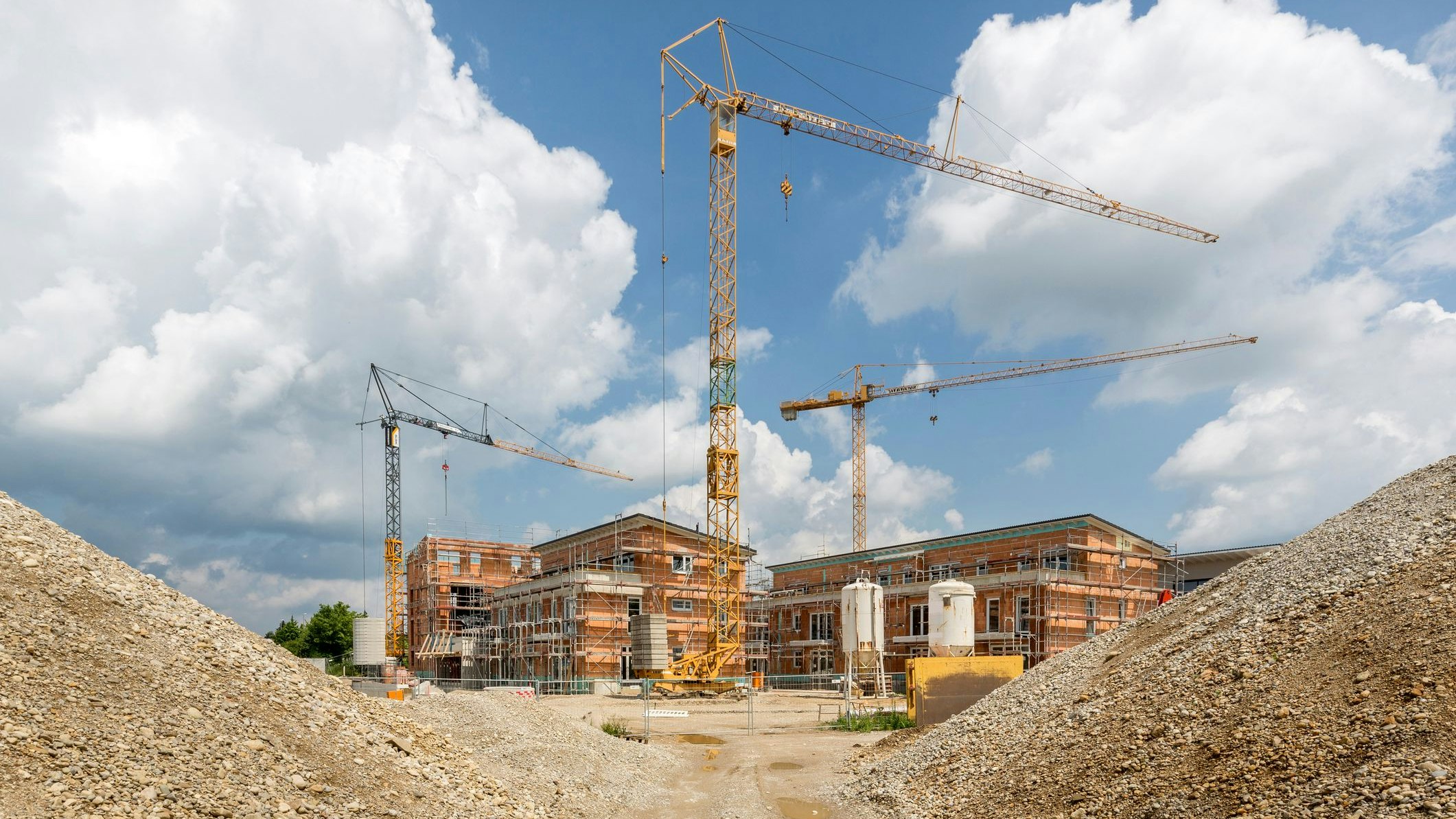 Building site for apartment houses, Germany