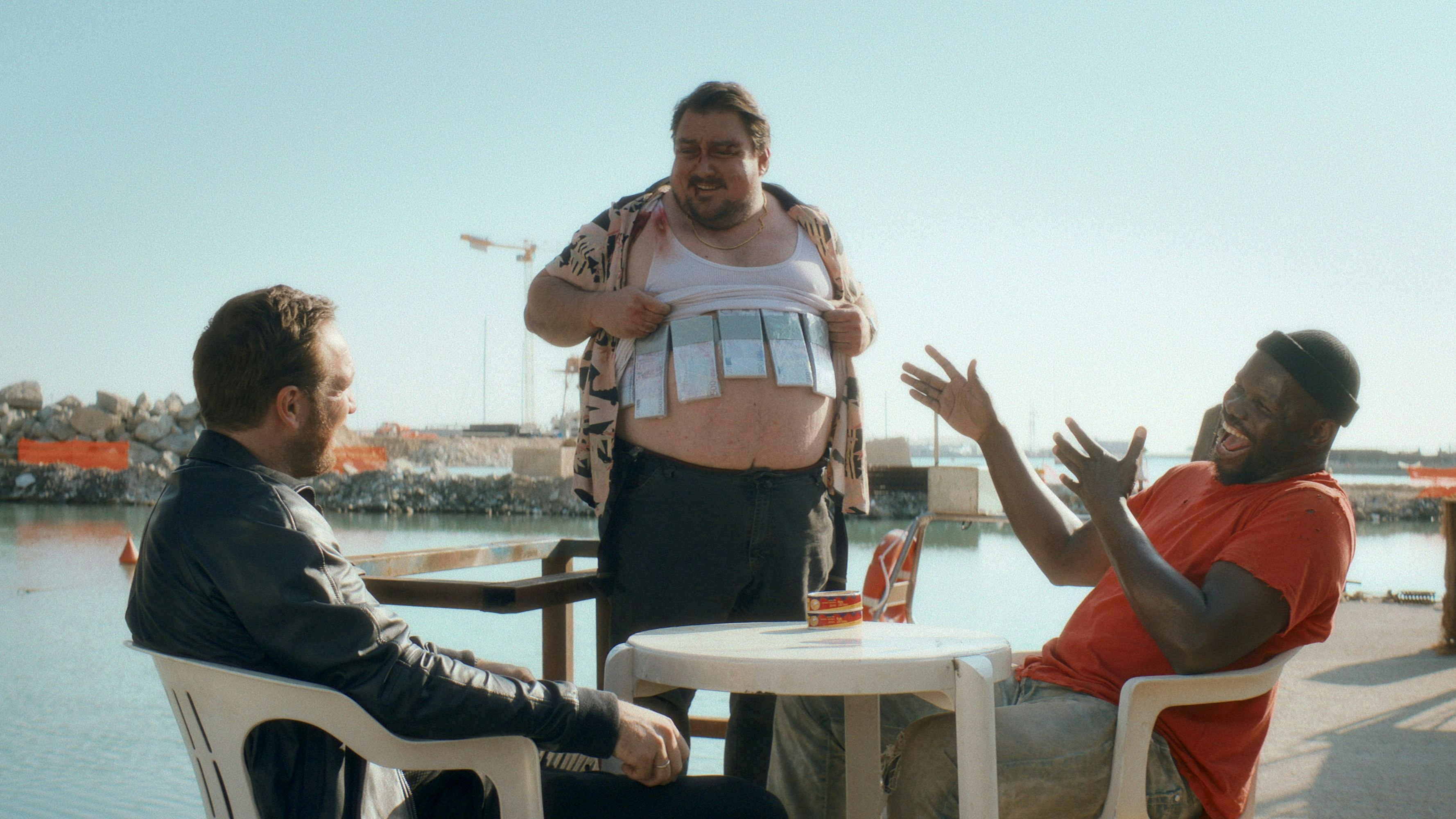 Endstation Marseille: Charly (Frederik Lau), Joseph (Christoph Krutzler) und Caspar (Hubert Koundé). 