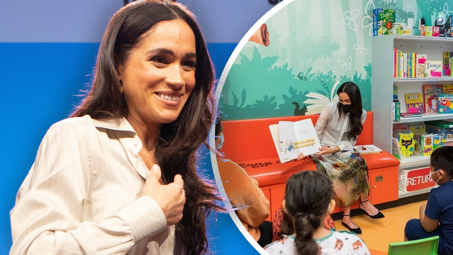 Herzogin Meghan zeigt ihre soziale Ader in einem Kinderkrankenhaus.