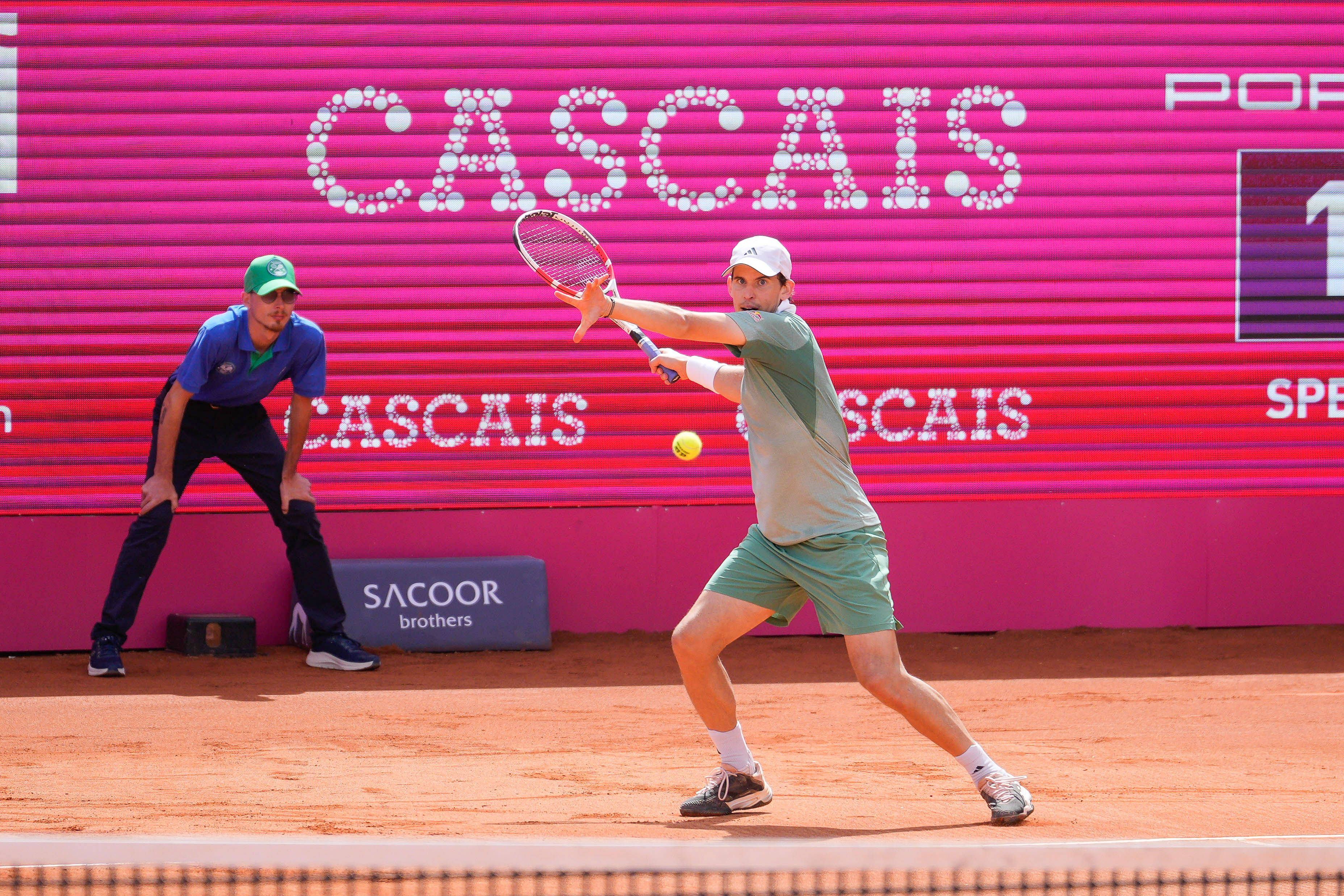 Dominic Thiem musste sich im zweiten Satz im Tie-Break geschlagen geben.