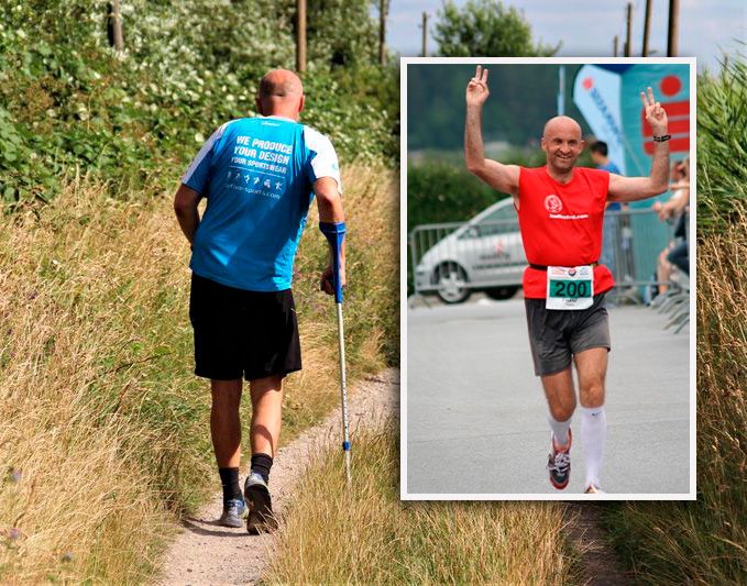 Franz L. hat trotz Parkinson im Vorjahr seinen 200. Marathon absolviert. Seit zwei Jahren geht er, statt zu laufen.