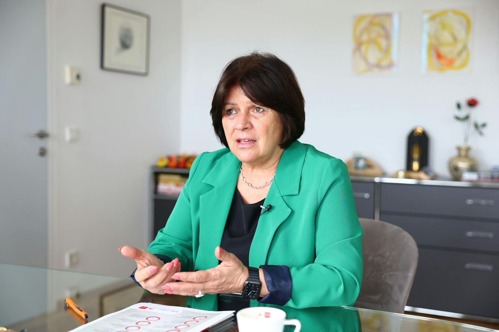 Anderl stellt in ihrer Rolle als AK-Präsidentin die Anliegen von Frauen in den Vordergrund.