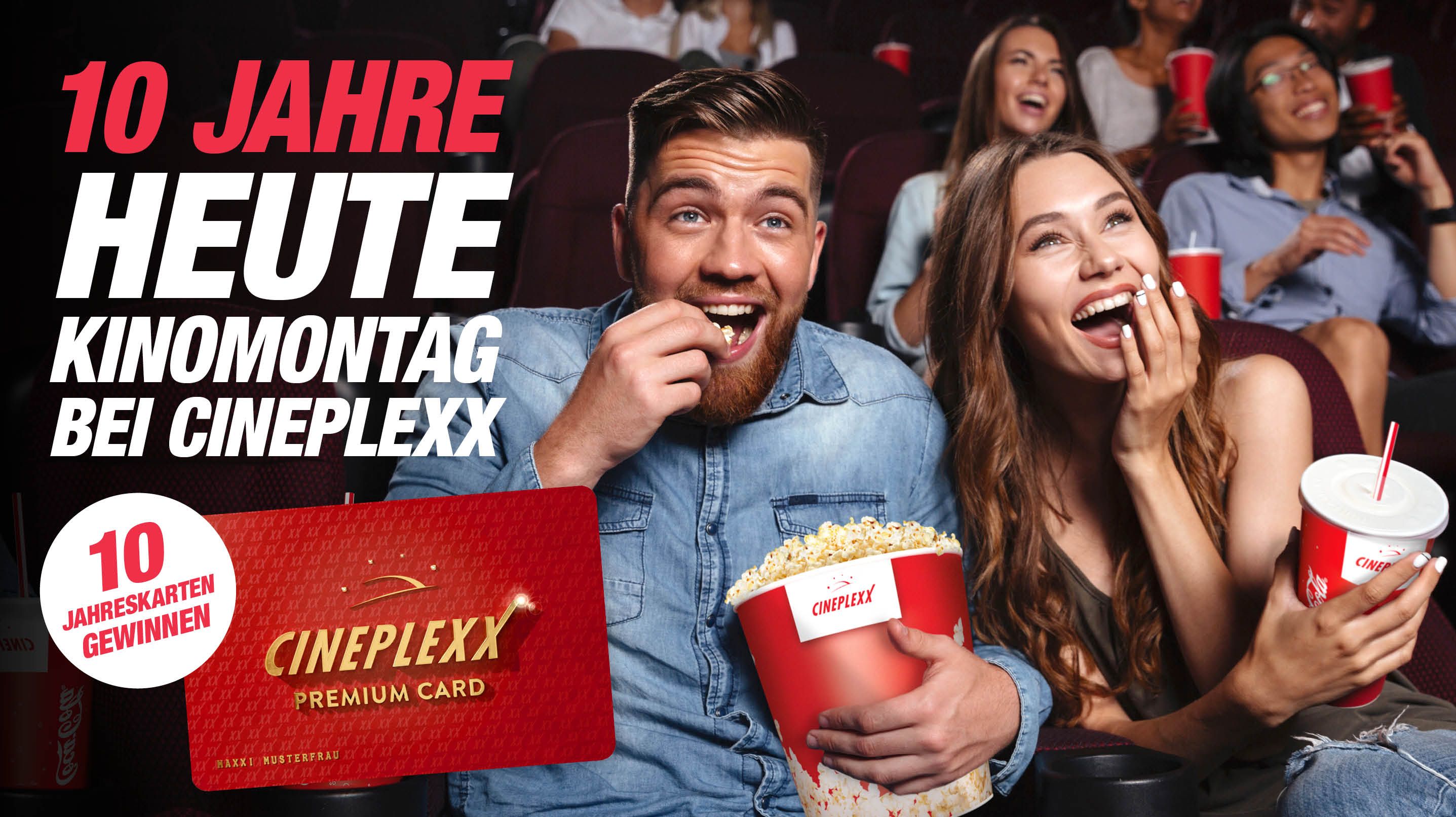 Gewinne eine von 10 Cineplexx Jahreskarten!