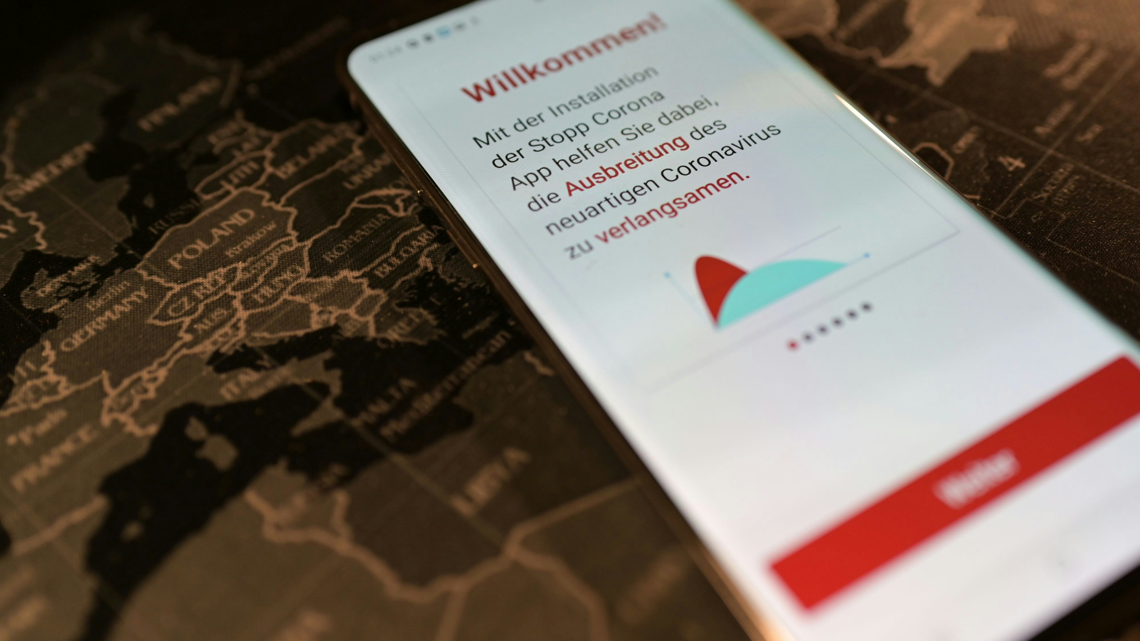 Die "Stopp Corona" App für Smartphones vom Österreichischen Roten Kreuz 