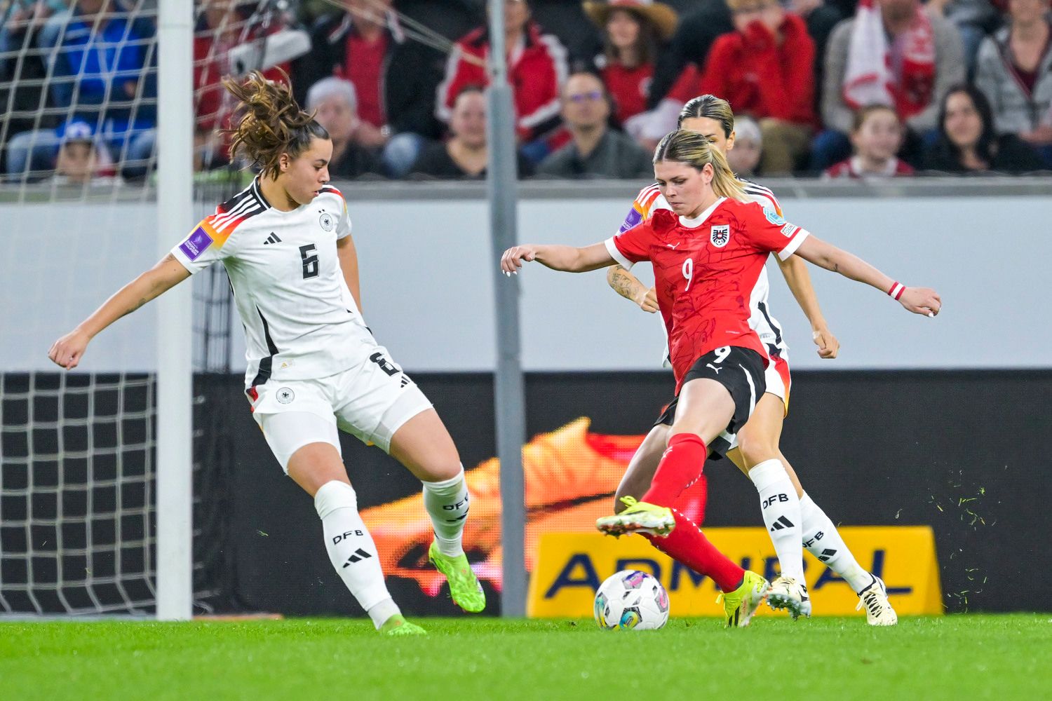 Eileen Campbell im Duell mit Deutschland. 