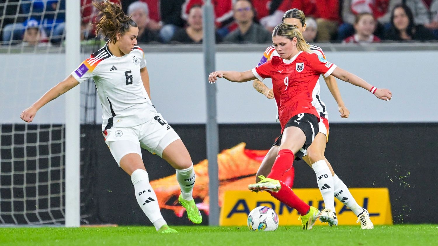 Eileen Campbell im Duell mit Deutschland. 